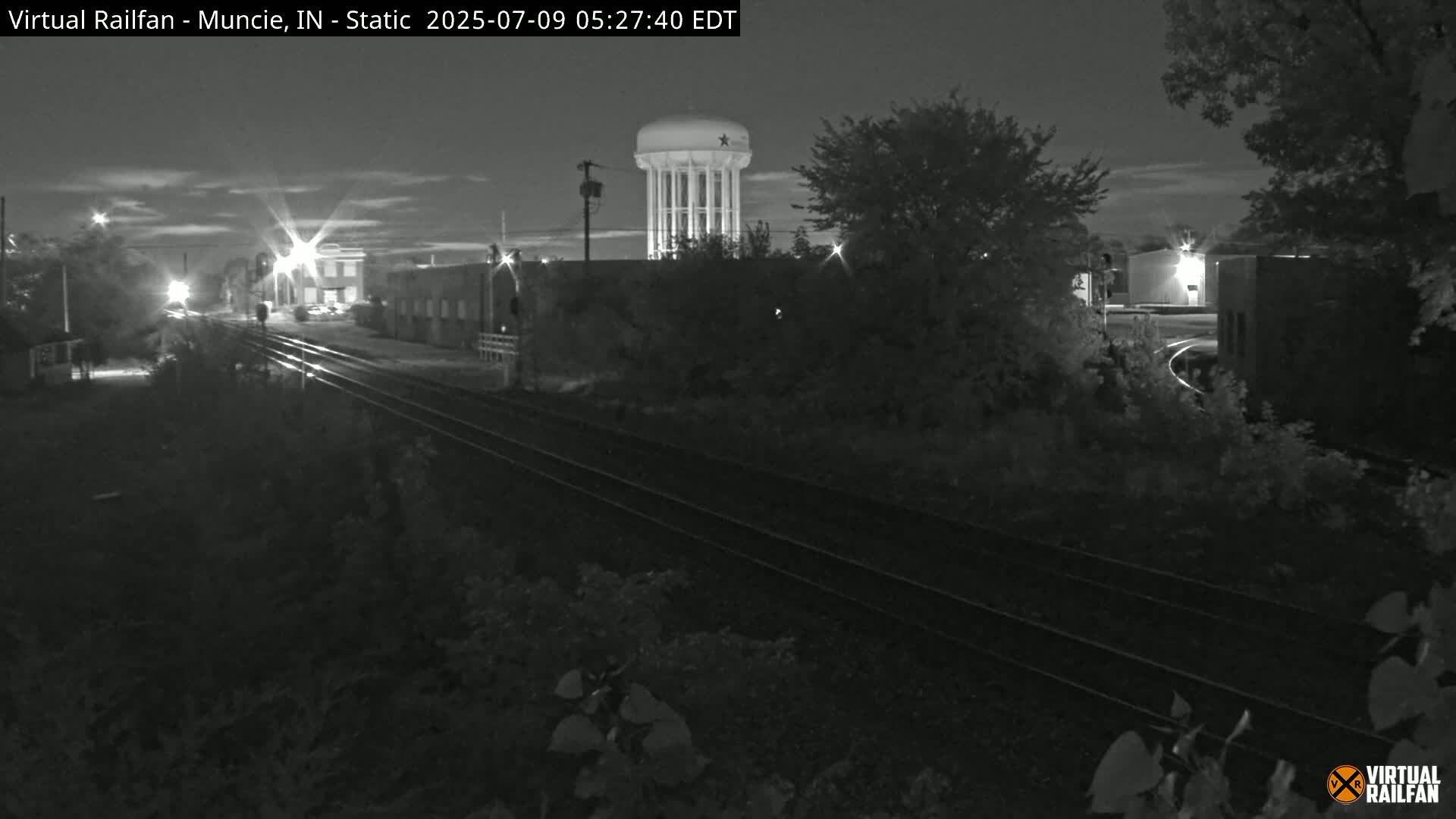 Muncie Railroad Crossing Live Cam - Muncie, Delaware, Indiana, USA