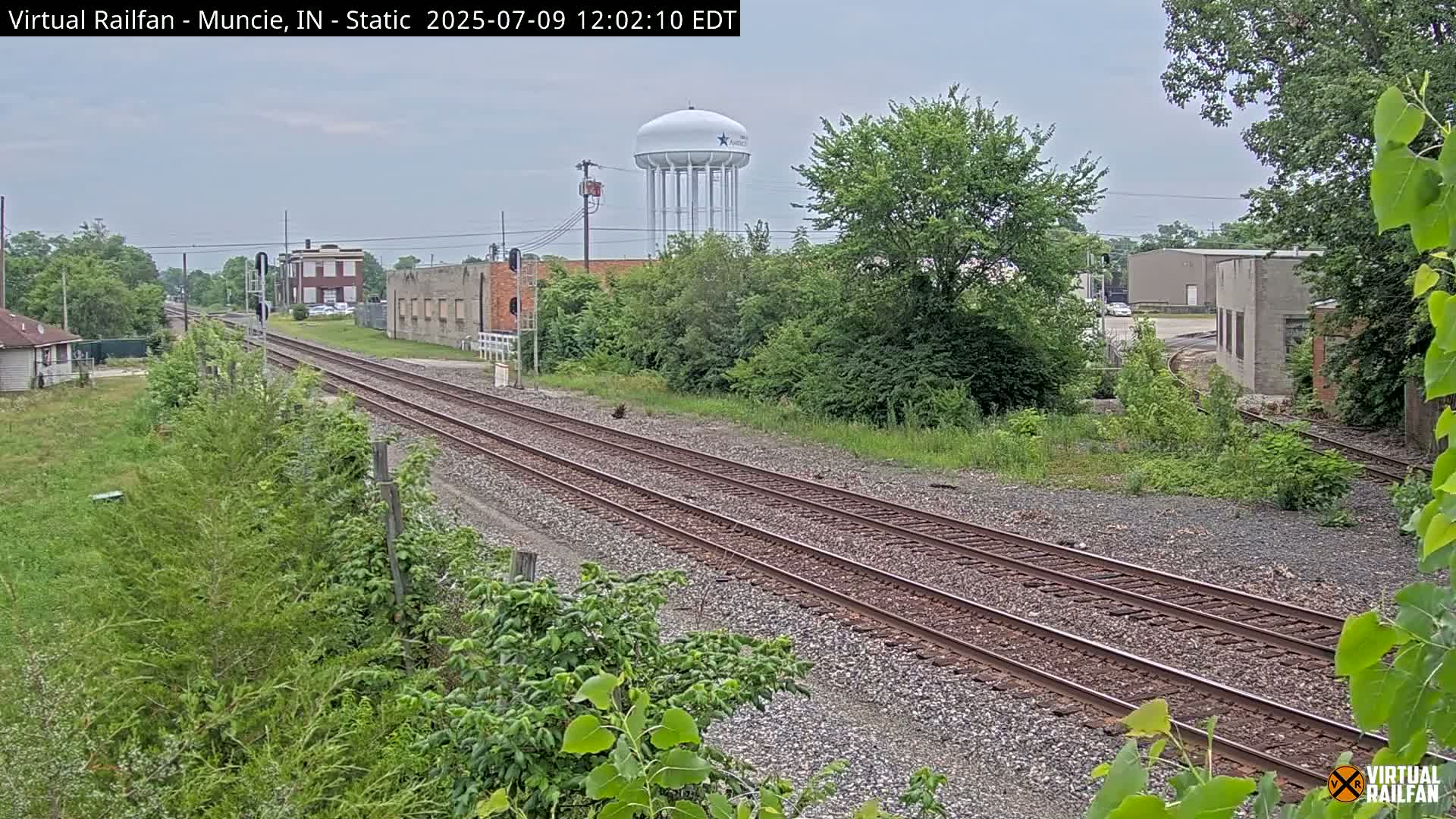 Muncie Railroad Crossing Live Cam - Muncie, Delaware, Indiana, USA