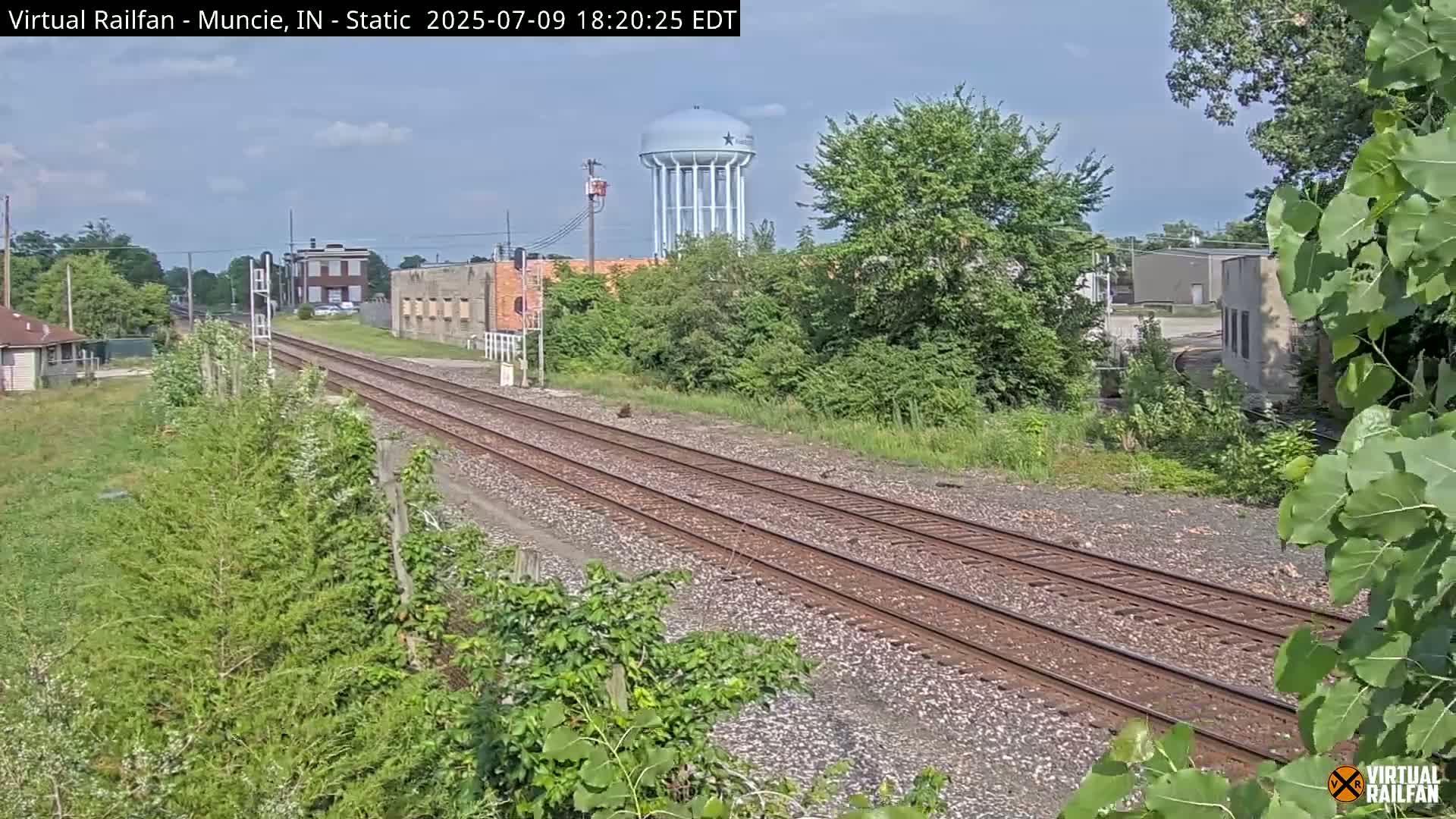 Muncie Railroad Crossing Live Cam - Muncie, Delaware, Indiana, USA