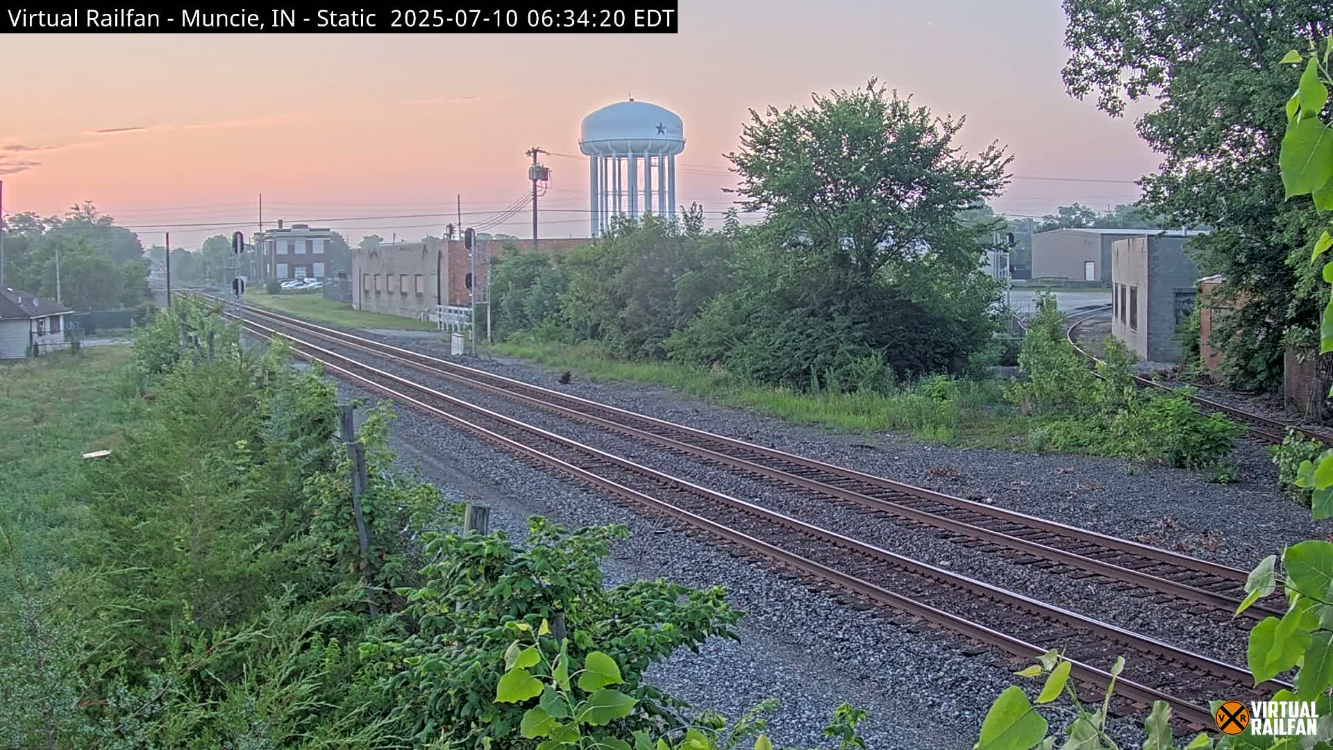 Muncie Railroad Crossing Live Cam - Muncie, Delaware, Indiana, USA