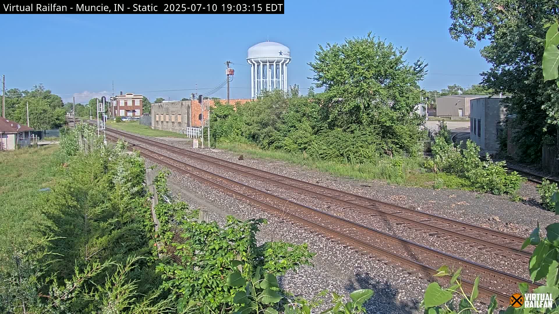 Muncie Railroad Crossing Live Cam - Muncie, Delaware, Indiana, USA