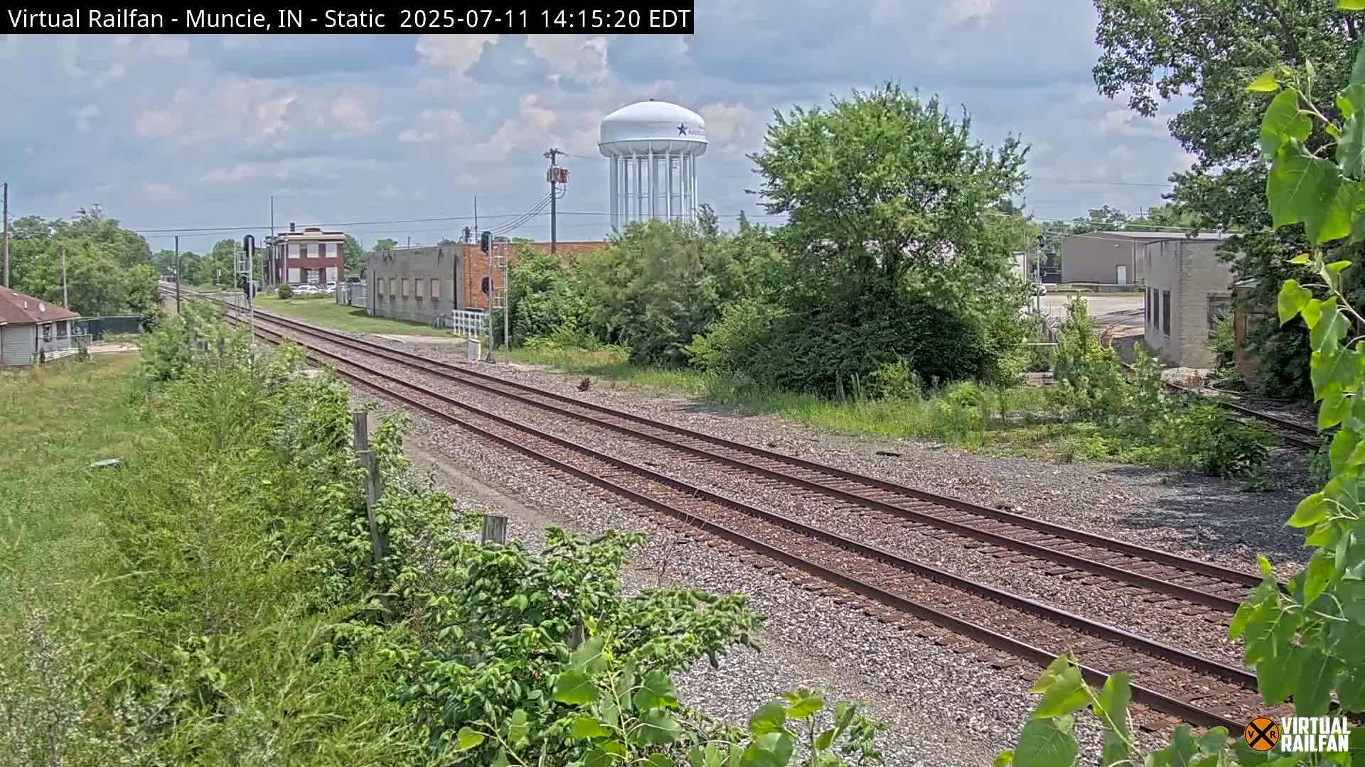 Muncie Railroad Crossing Live Cam - Muncie, Delaware, Indiana, USA