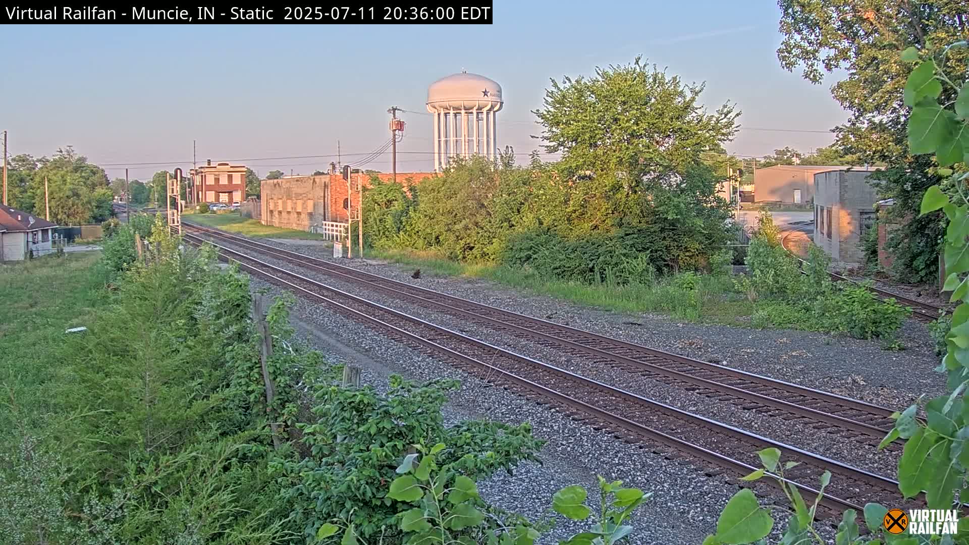 Muncie Railroad Crossing Live Cam - Muncie, Delaware, Indiana, USA