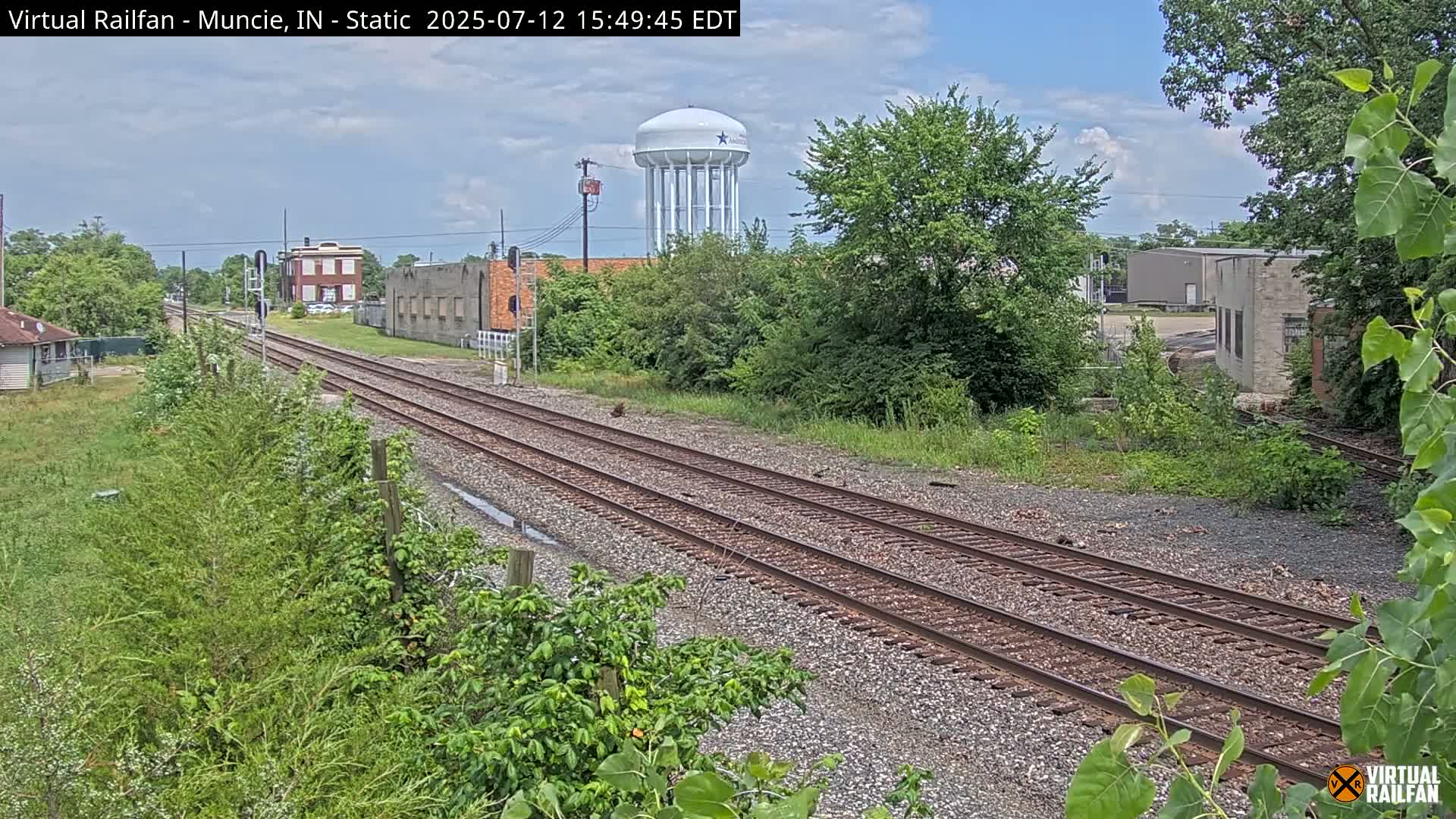 Muncie Railroad Crossing Live Cam - Muncie, Delaware, Indiana, USA