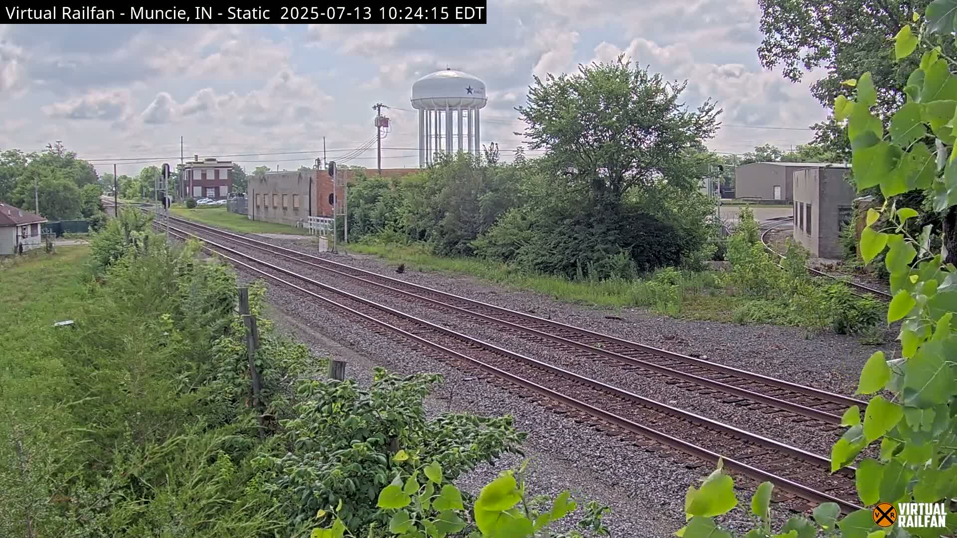 Muncie Railroad Crossing Live Cam - Muncie, Delaware, Indiana, USA