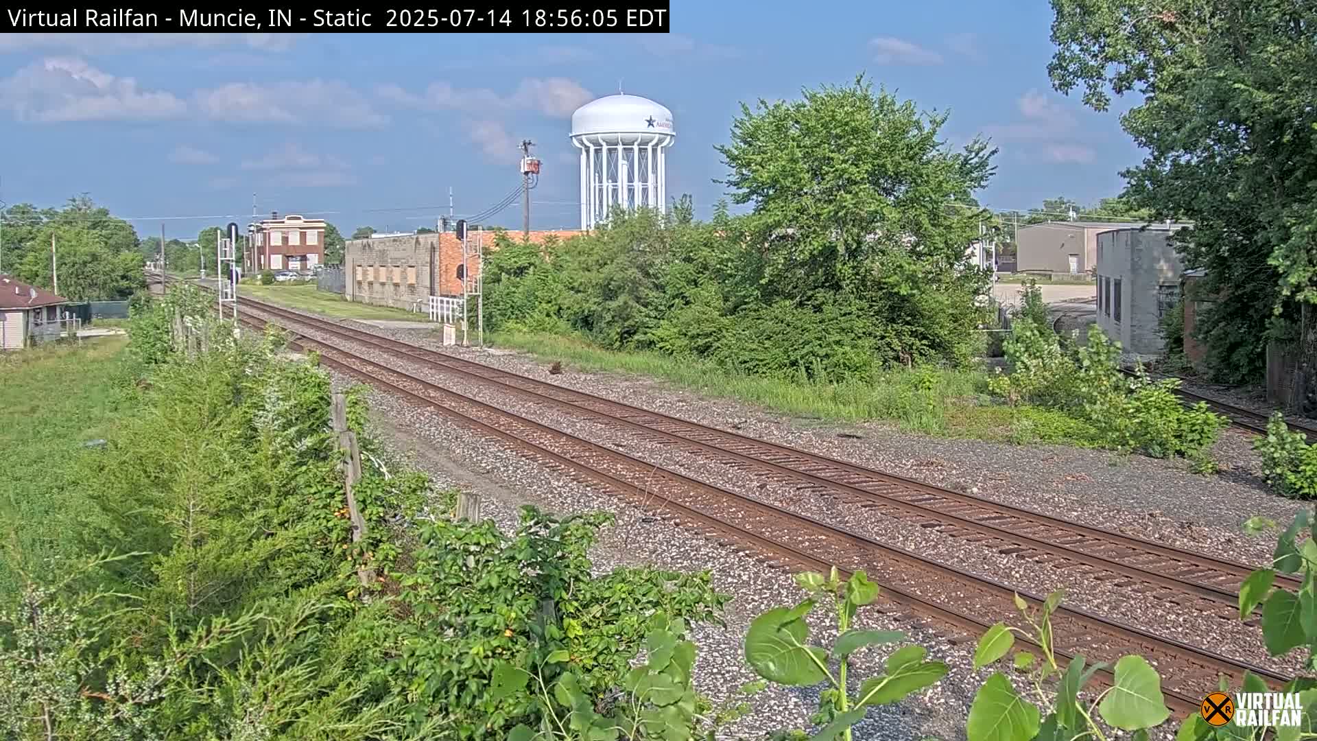 Muncie Railroad Crossing Live Cam - Muncie, Delaware, Indiana, USA