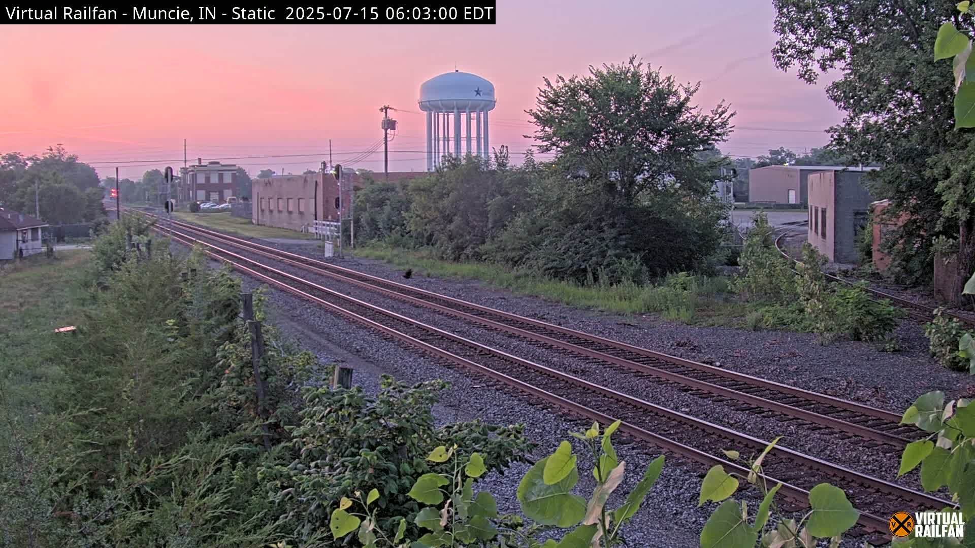 Muncie Railroad Crossing Live Cam - Muncie, Delaware, Indiana, USA