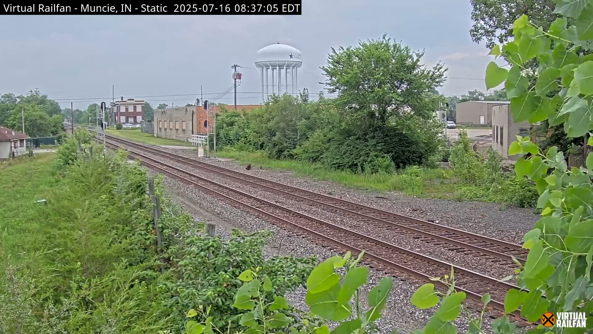 Muncie Railroad Crossing Live Cam - Muncie, Delaware, Indiana, USA
