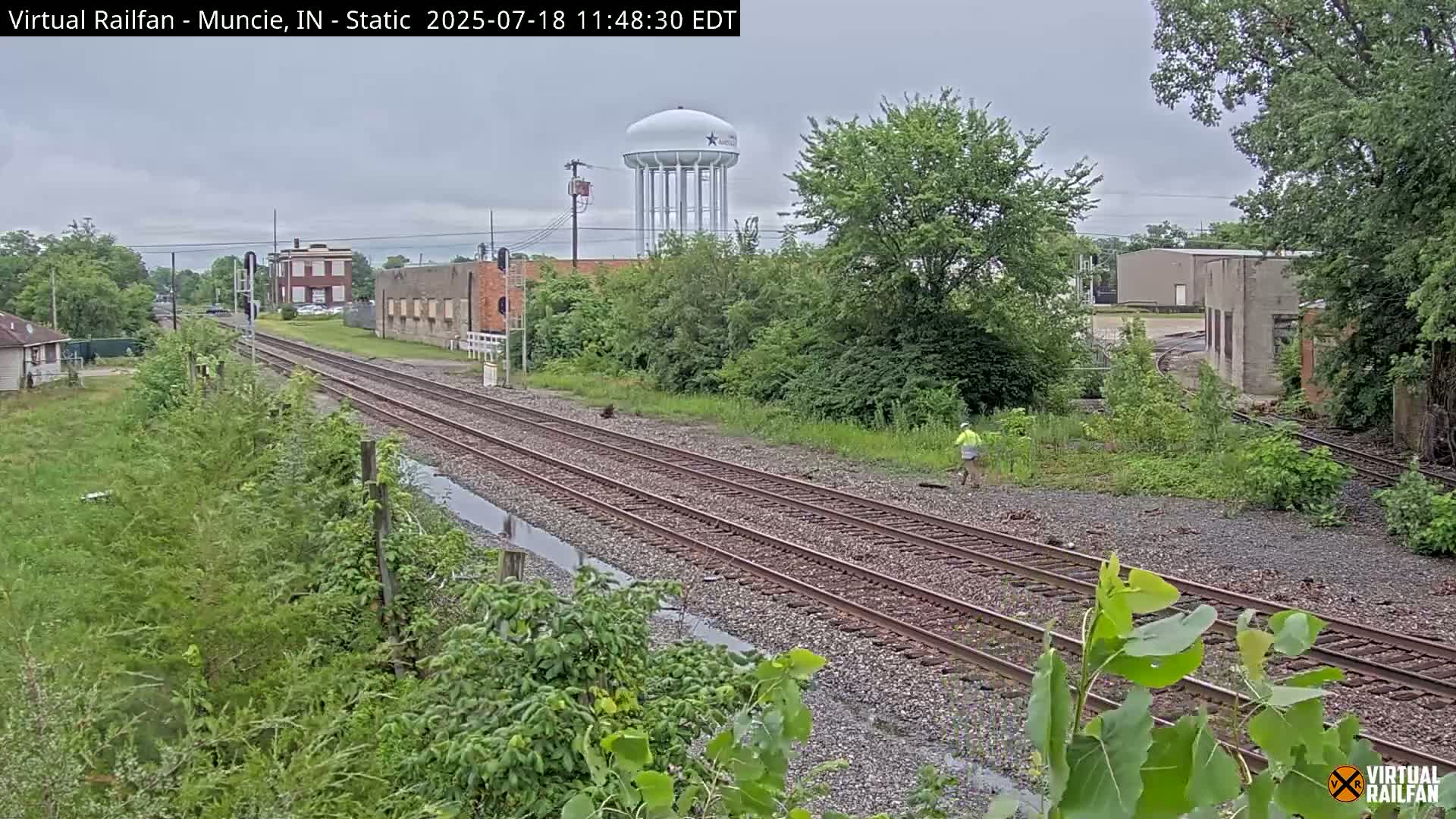 Muncie Railroad Crossing Live Cam - Muncie, Delaware, Indiana, USA