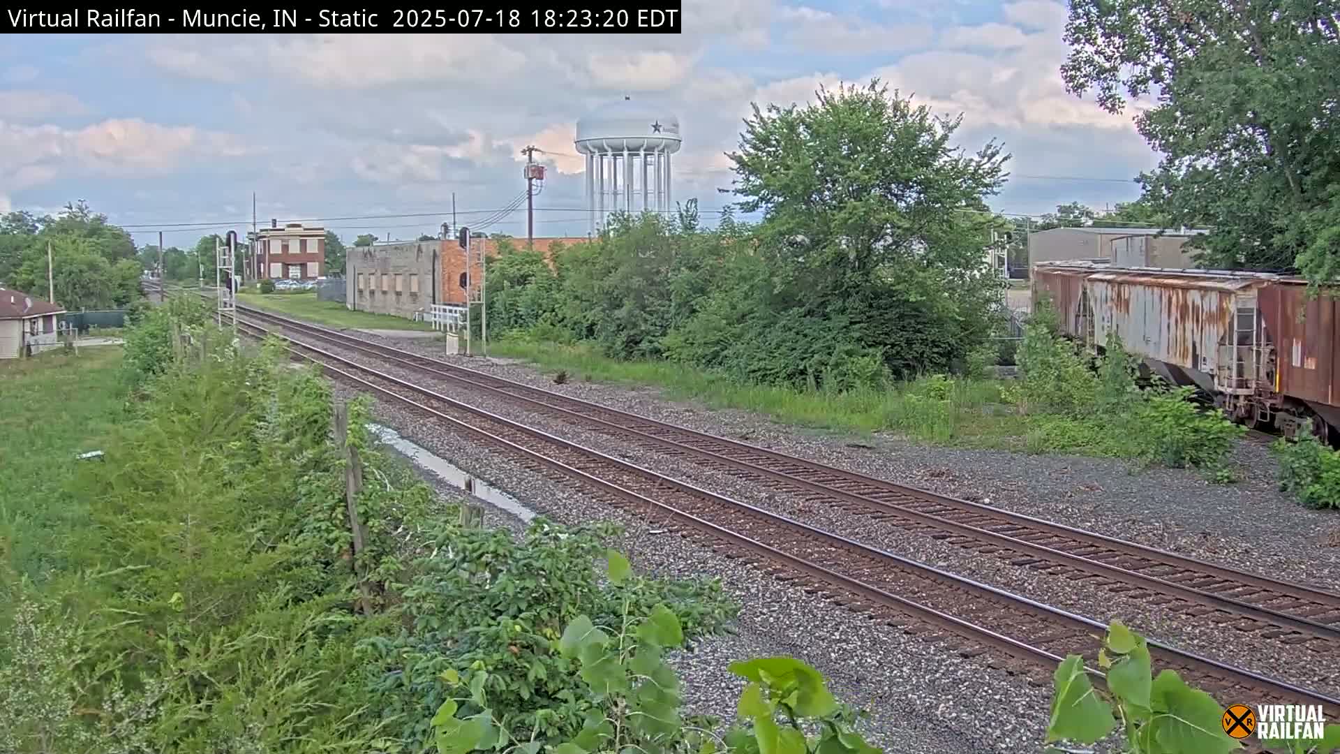 Muncie Railroad Crossing Live Cam - Muncie, Delaware, Indiana, USA