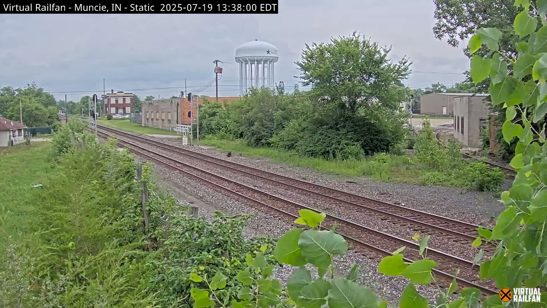 Muncie Railroad Crossing Live Cam - Muncie, Delaware, Indiana, USA