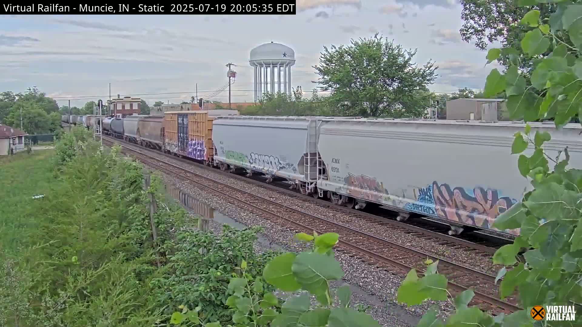 Muncie Railroad Crossing Live Cam - Muncie, Delaware, Indiana, USA