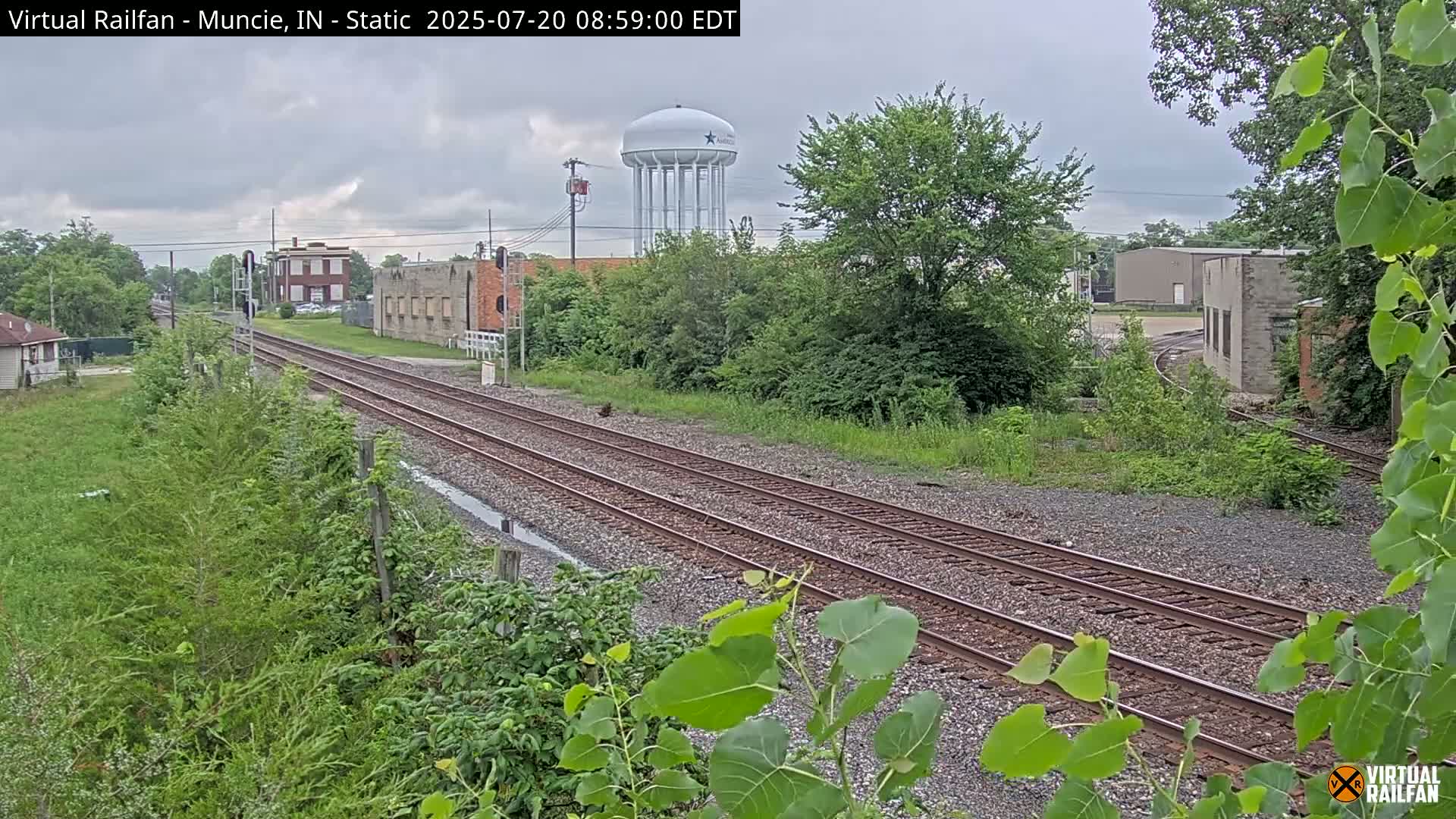 Muncie Railroad Crossing Live Cam - Muncie, Delaware, Indiana, USA