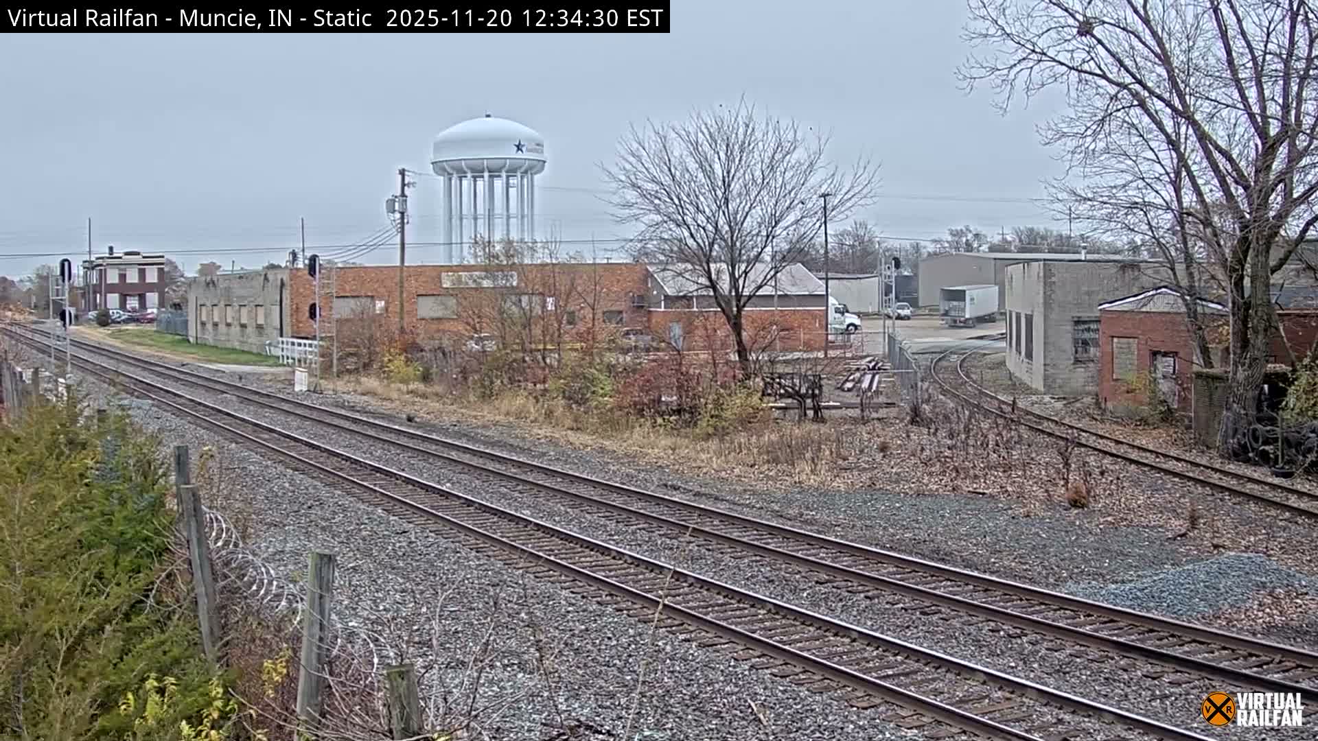 Muncie Railroad Crossing & Industry Area Live Cam - Muncie, Delaware, Indiana, USA