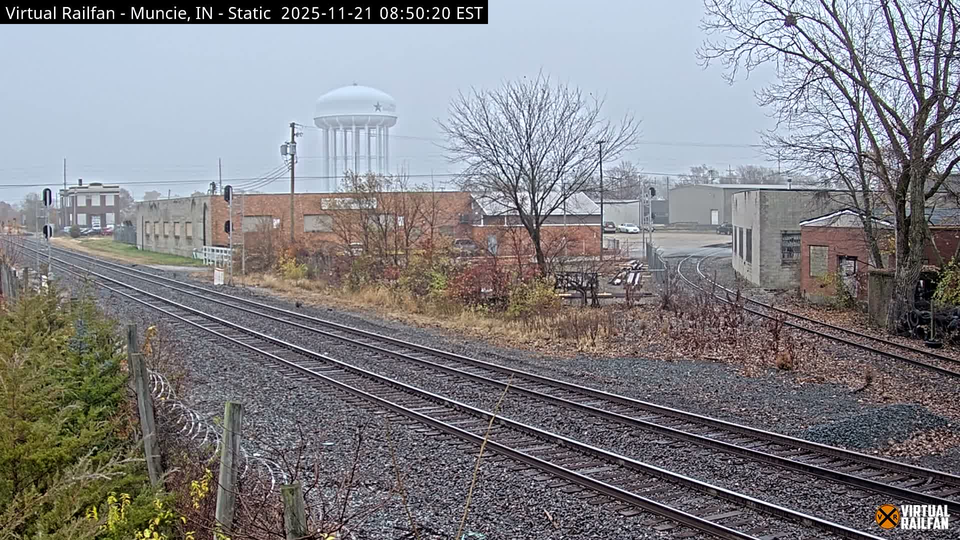 Muncie Railroad Crossing & Industry Area Live Cam - Muncie, Delaware, Indiana, USA