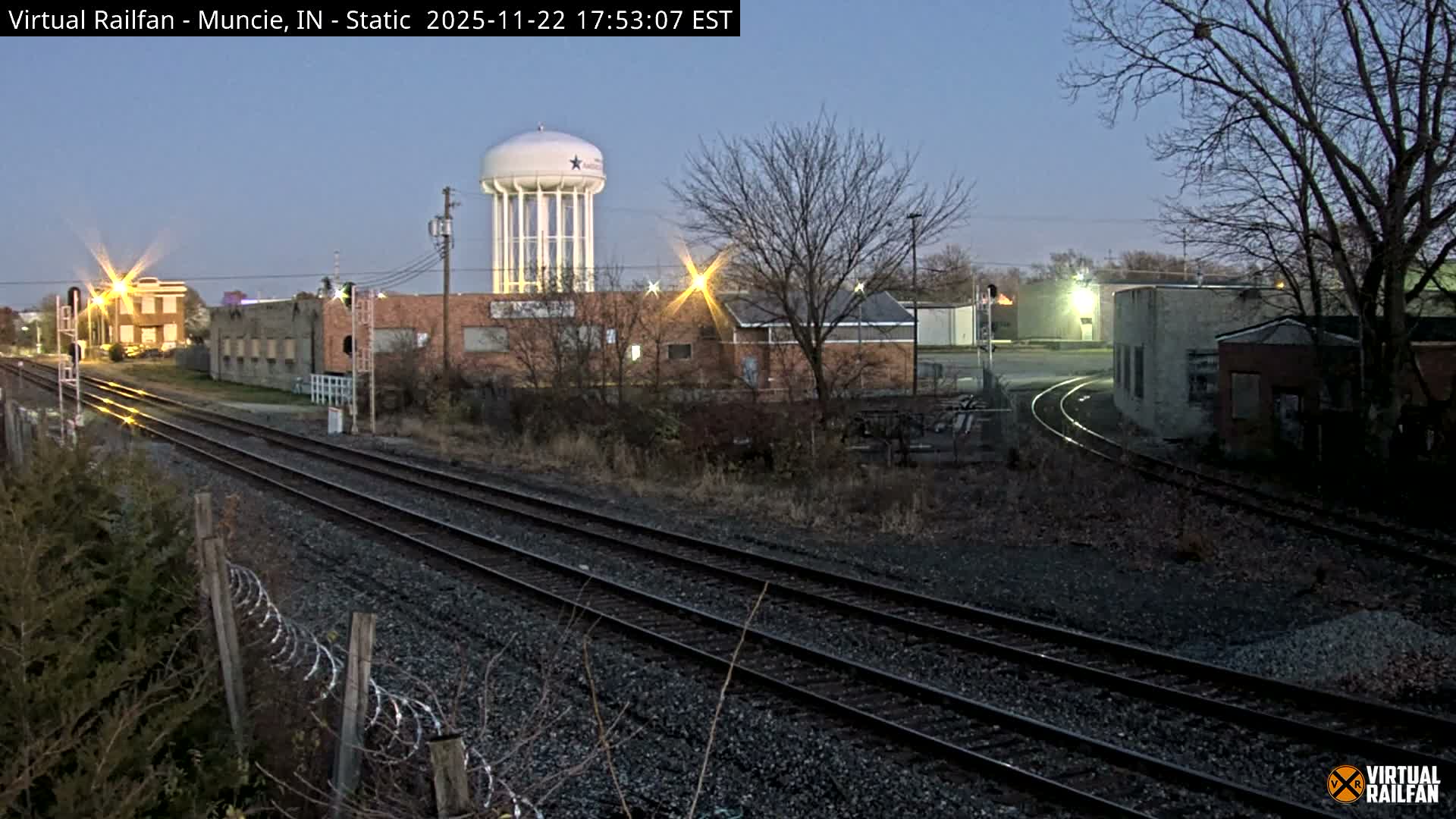 Muncie Railroad Crossing & Industry Area Live Cam - Muncie, Delaware, Indiana, USA