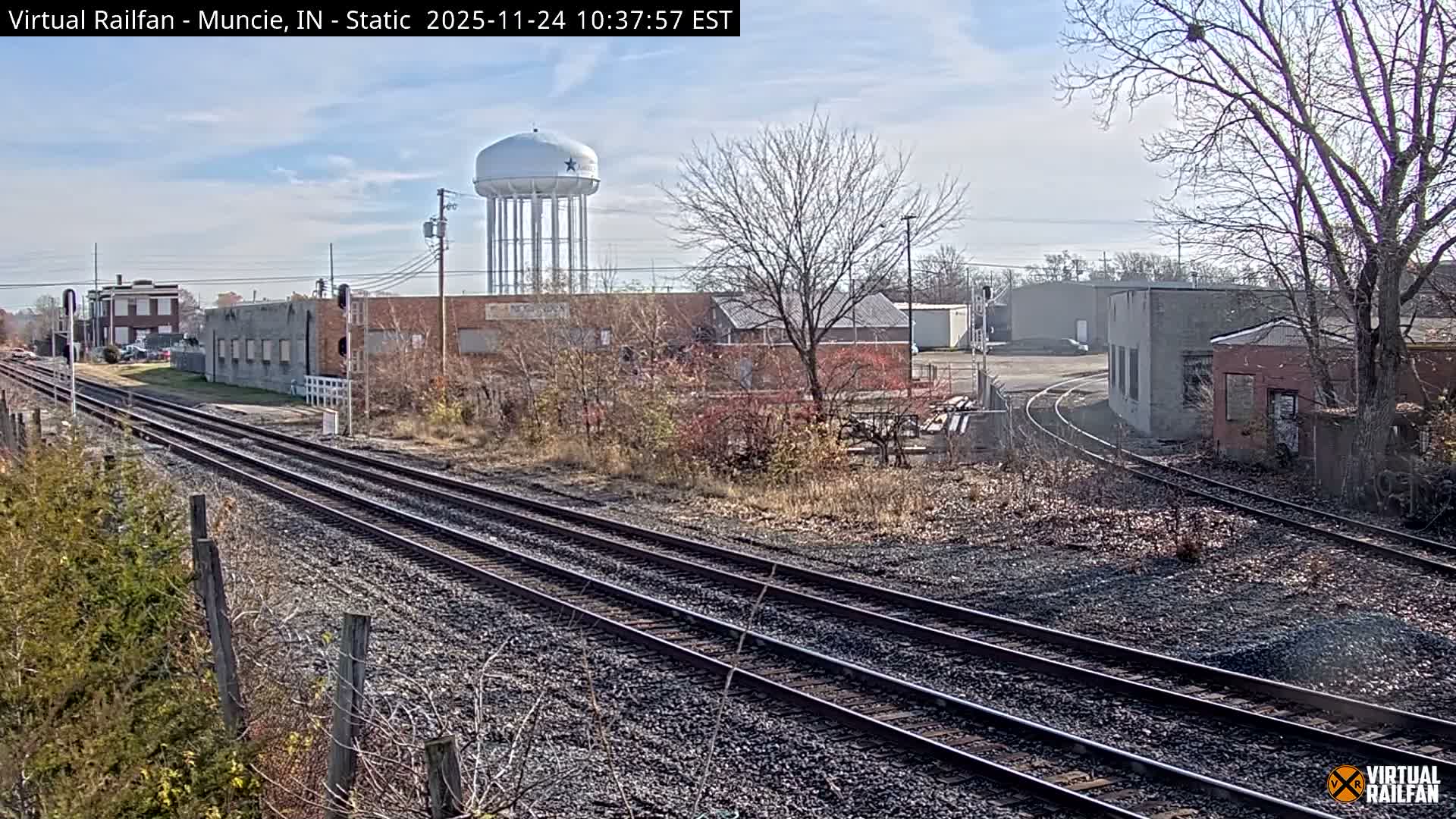 Muncie Railroad Crossing & Industry Area Live Cam - Muncie, Delaware, Indiana, USA