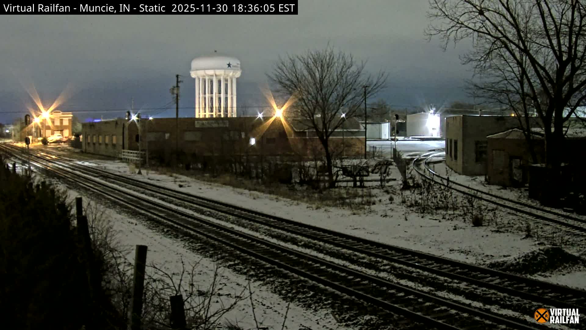 Muncie Railroad Crossing & Industry Area Live Cam - Muncie, Delaware, Indiana, USA