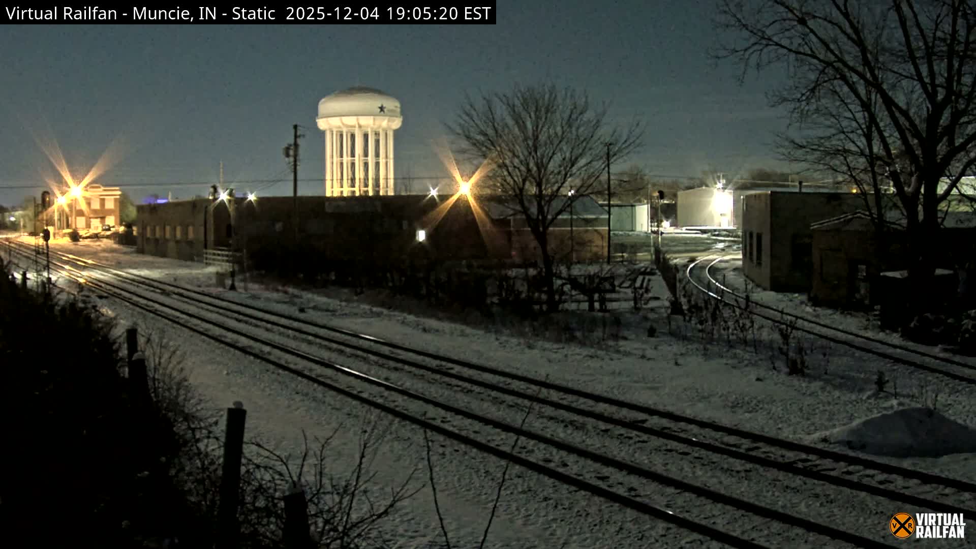 Muncie Railroad Crossing & Industry Area Live Cam - Muncie, Delaware, Indiana, USA