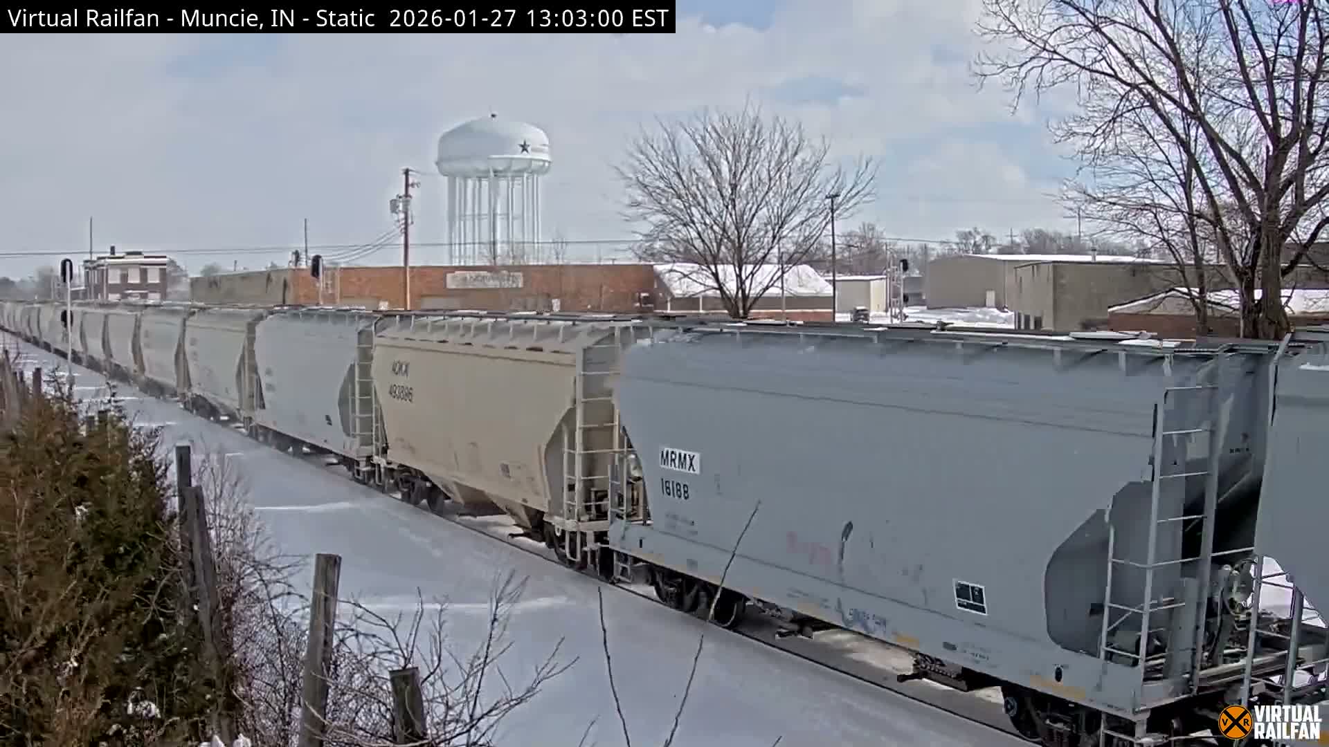 Muncie Railroad Crossing & Industry Area Live Cam - Muncie, Delaware, Indiana, USA