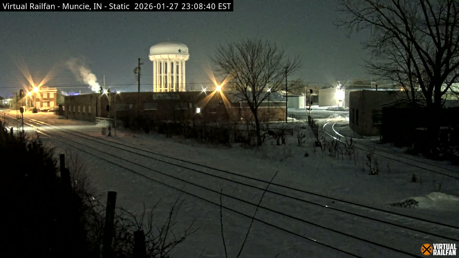 Muncie Railroad Crossing & Industry Area Live Cam - Muncie, Delaware, Indiana, USA