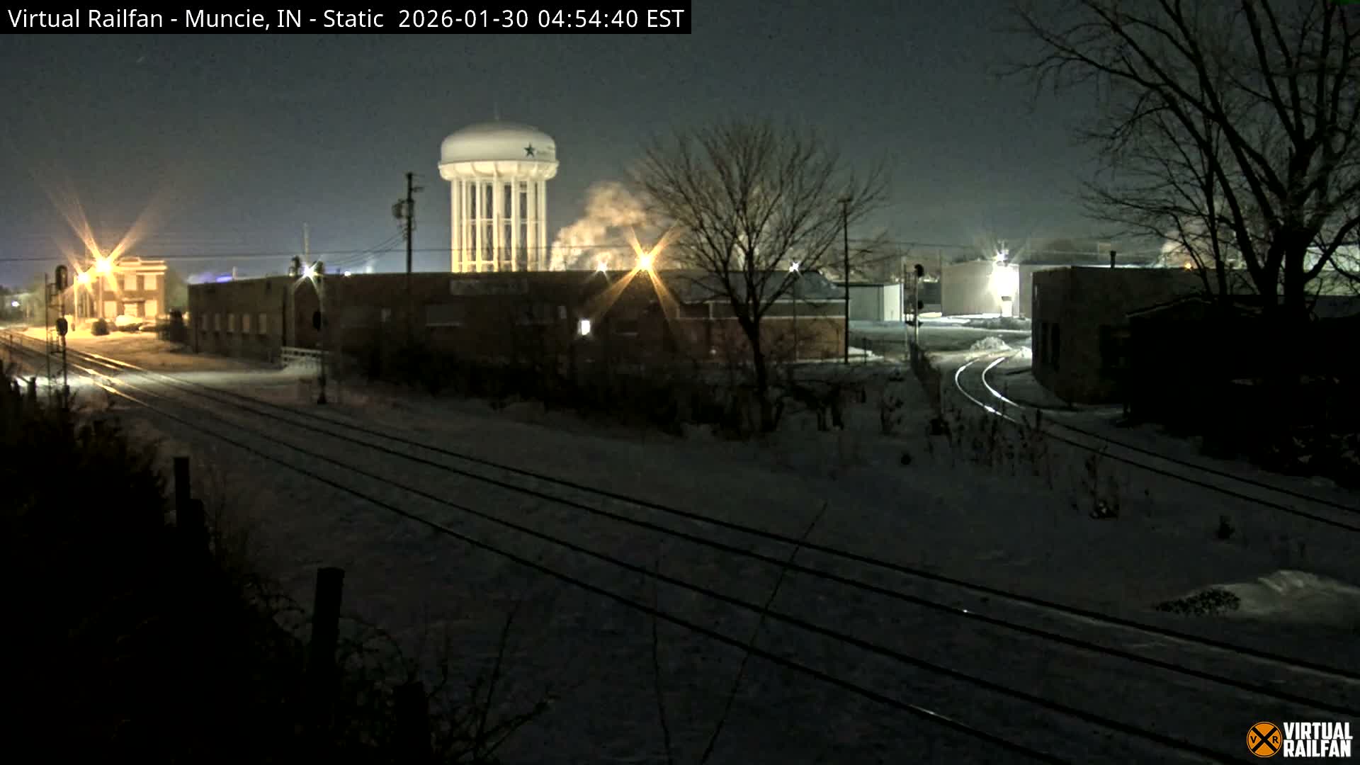 Muncie Railroad Crossing & Industry Area Live Cam - Muncie, Delaware, Indiana, USA