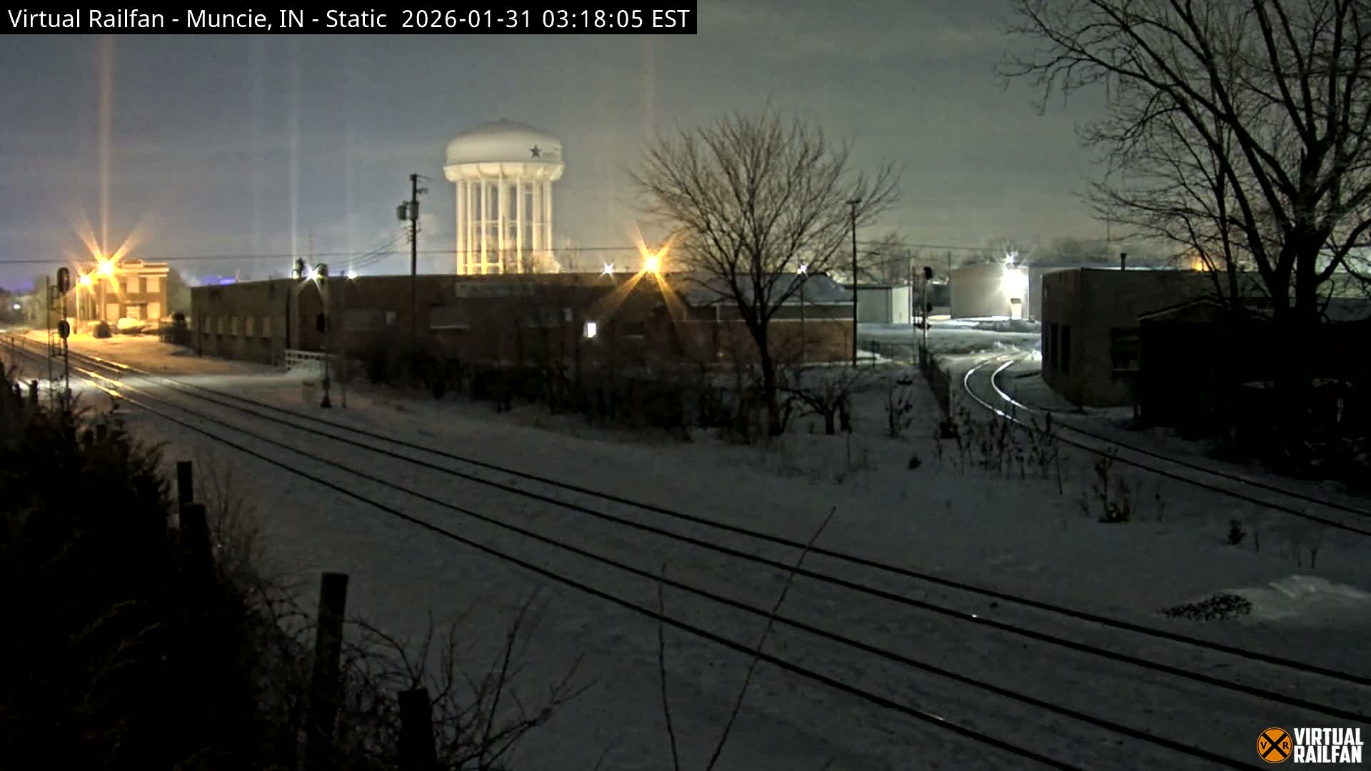 Muncie Railroad Crossing & Industry Area Live Cam - Muncie, Delaware, Indiana, USA