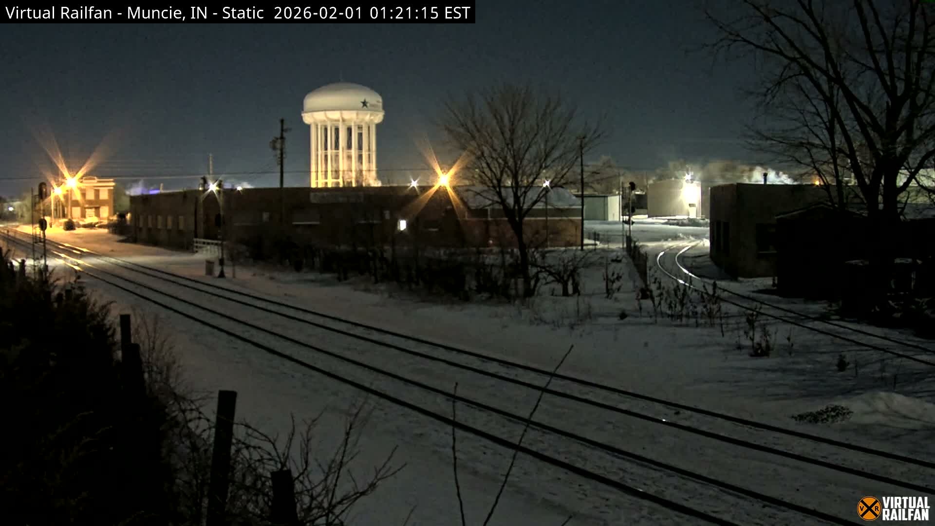 Muncie Railroad Crossing & Industry Area Live Cam - Muncie, Delaware, Indiana, USA