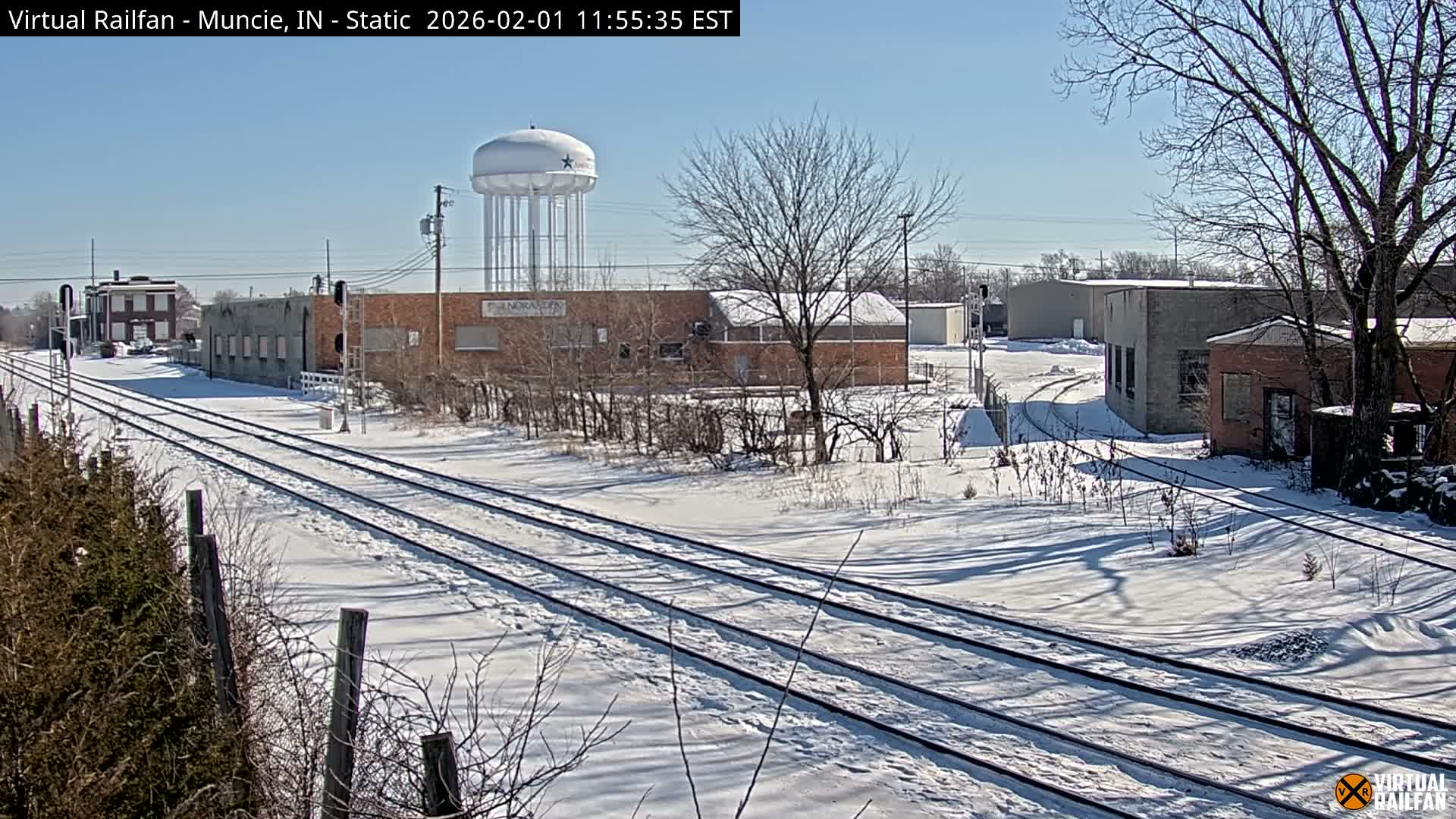 Muncie Railroad Crossing & Industry Area Live Cam - Muncie, Delaware, Indiana, USA
