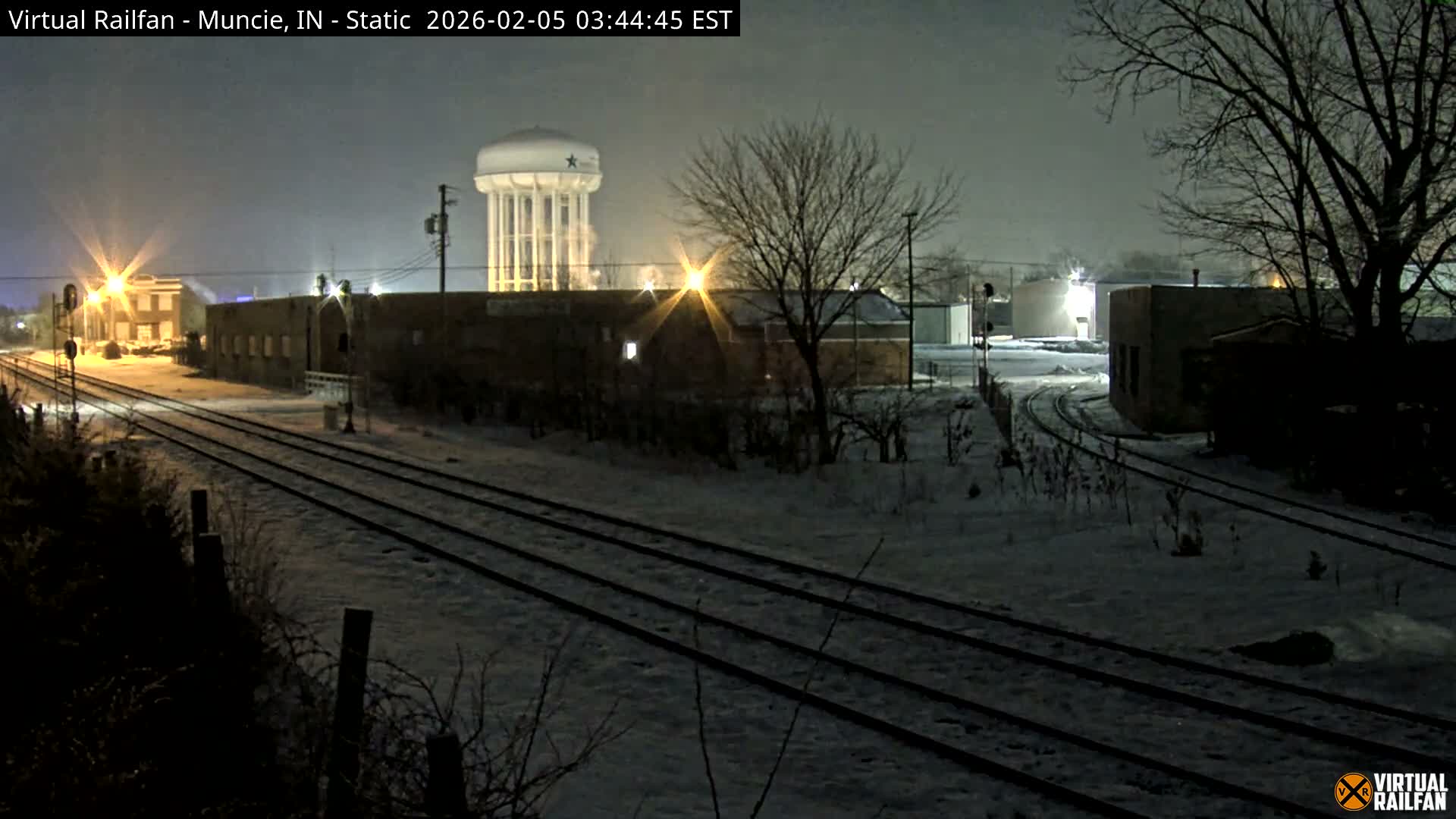 Muncie Railroad Crossing & Industry Area Live Cam - Muncie, Delaware, Indiana, USA