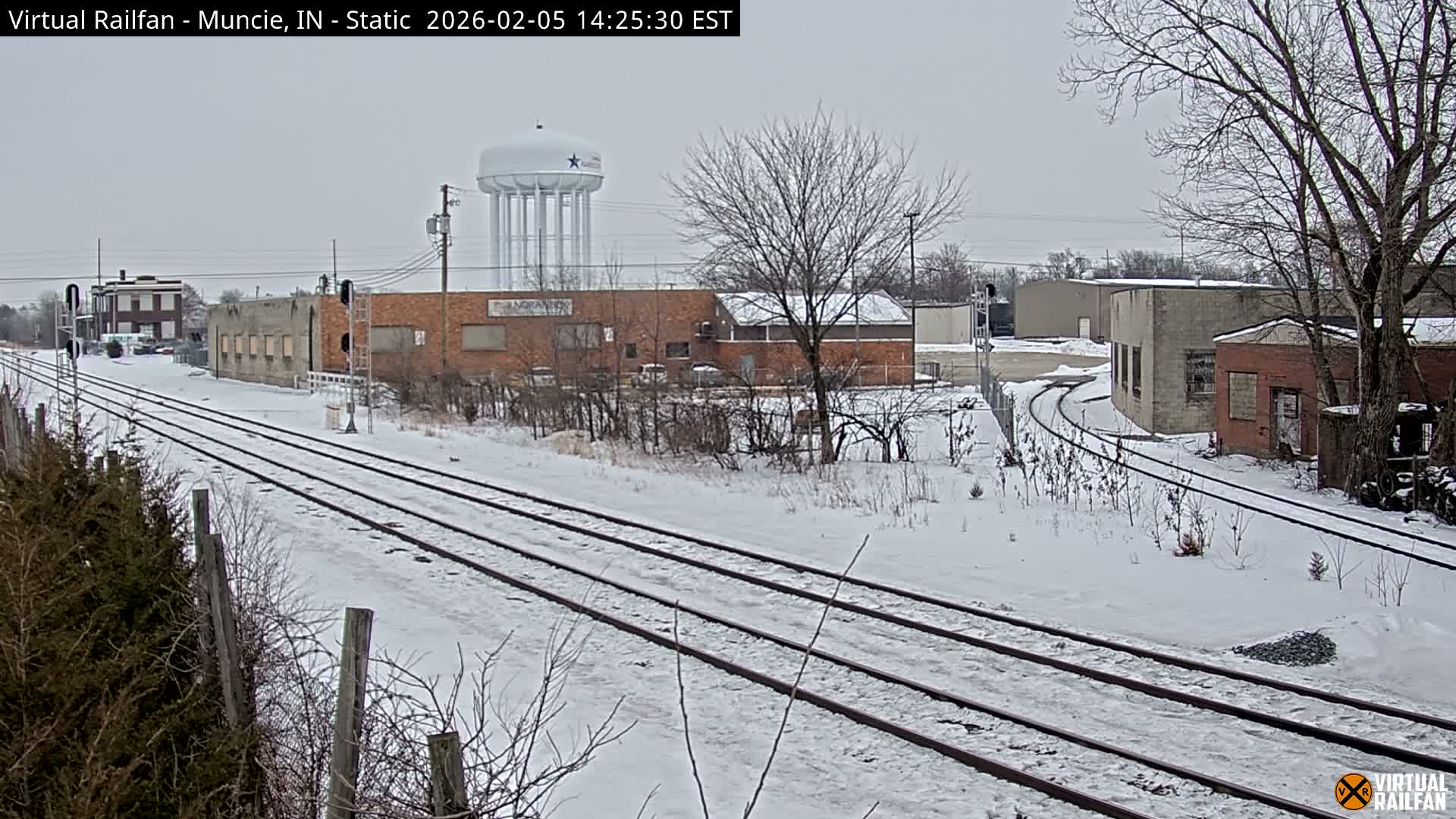 Muncie Railroad Crossing & Industry Area Live Cam - Muncie, Delaware, Indiana, USA
