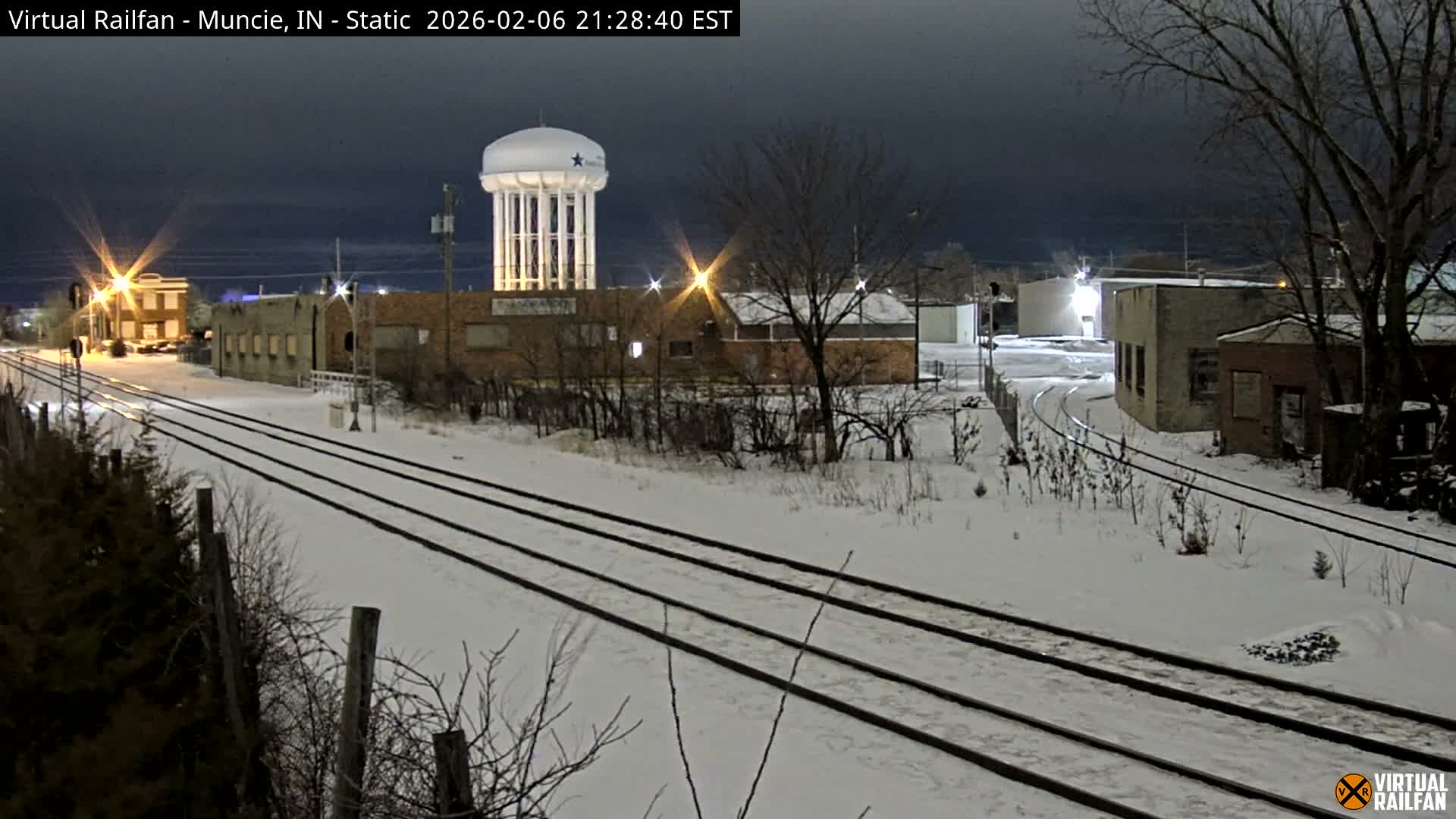 Muncie Railroad Crossing & Industry Area Live Cam - Muncie, Delaware, Indiana, USA