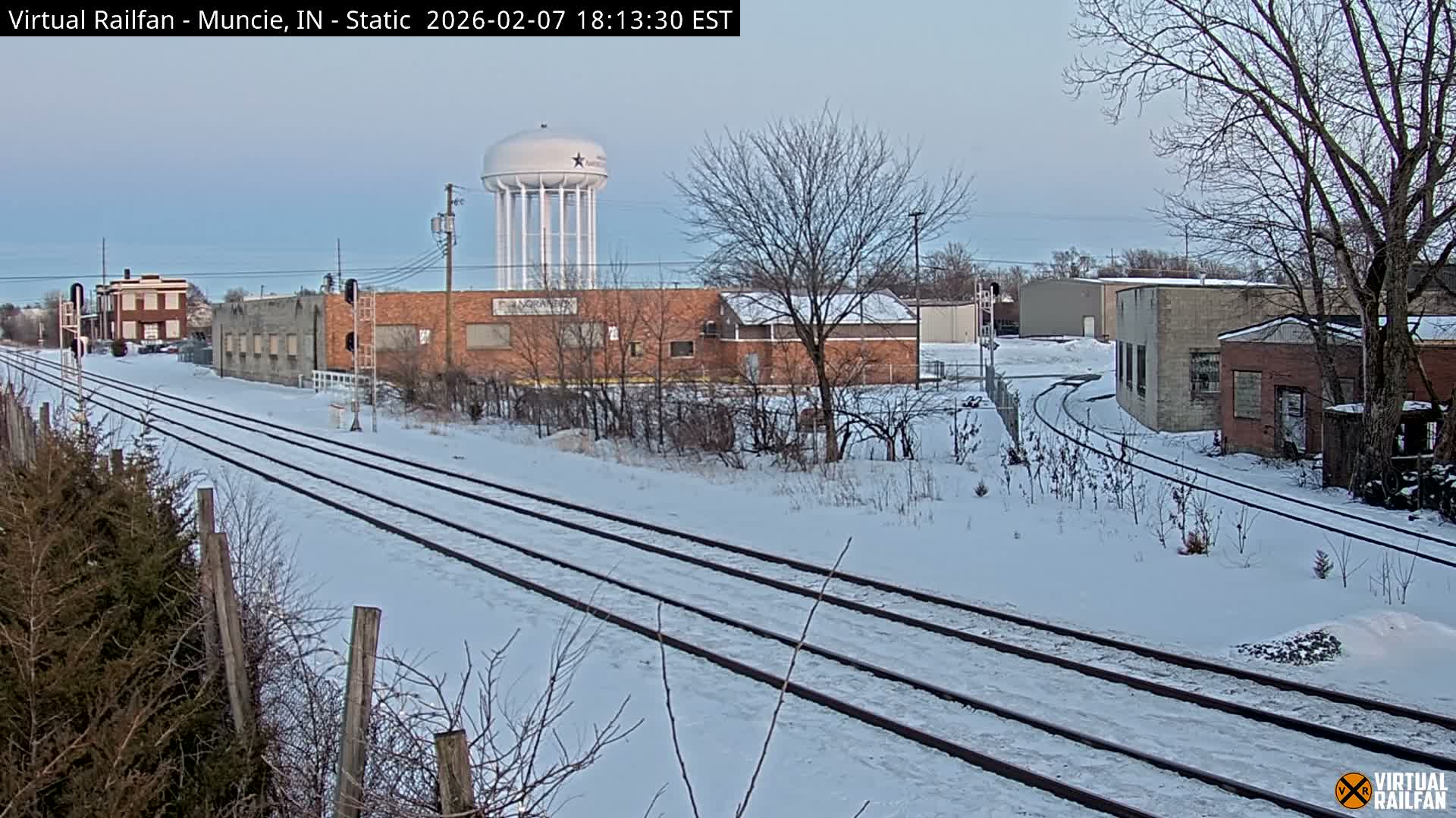 Muncie Railroad Crossing & Industry Area Live Cam - Muncie, Delaware, Indiana, USA