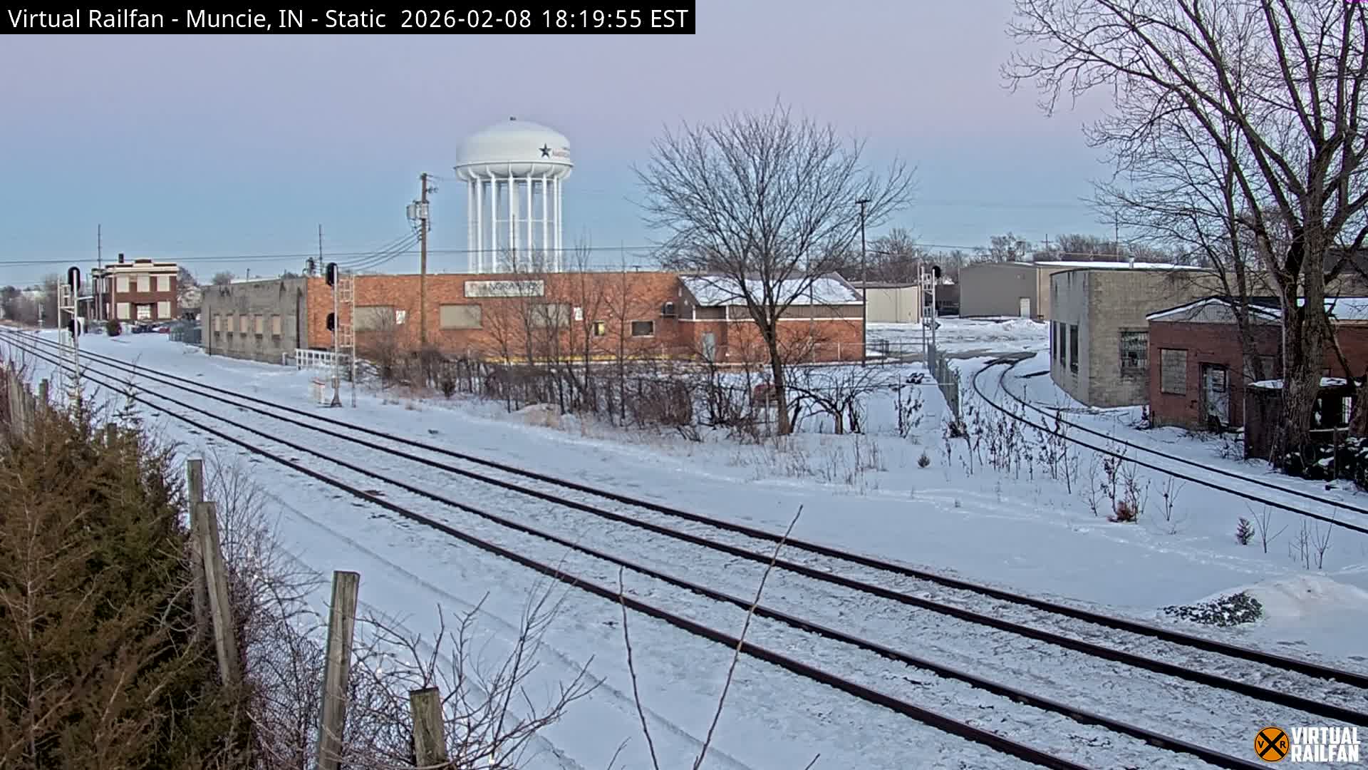 Muncie Railroad Crossing & Industry Area Live Cam - Muncie, Delaware, Indiana, USA