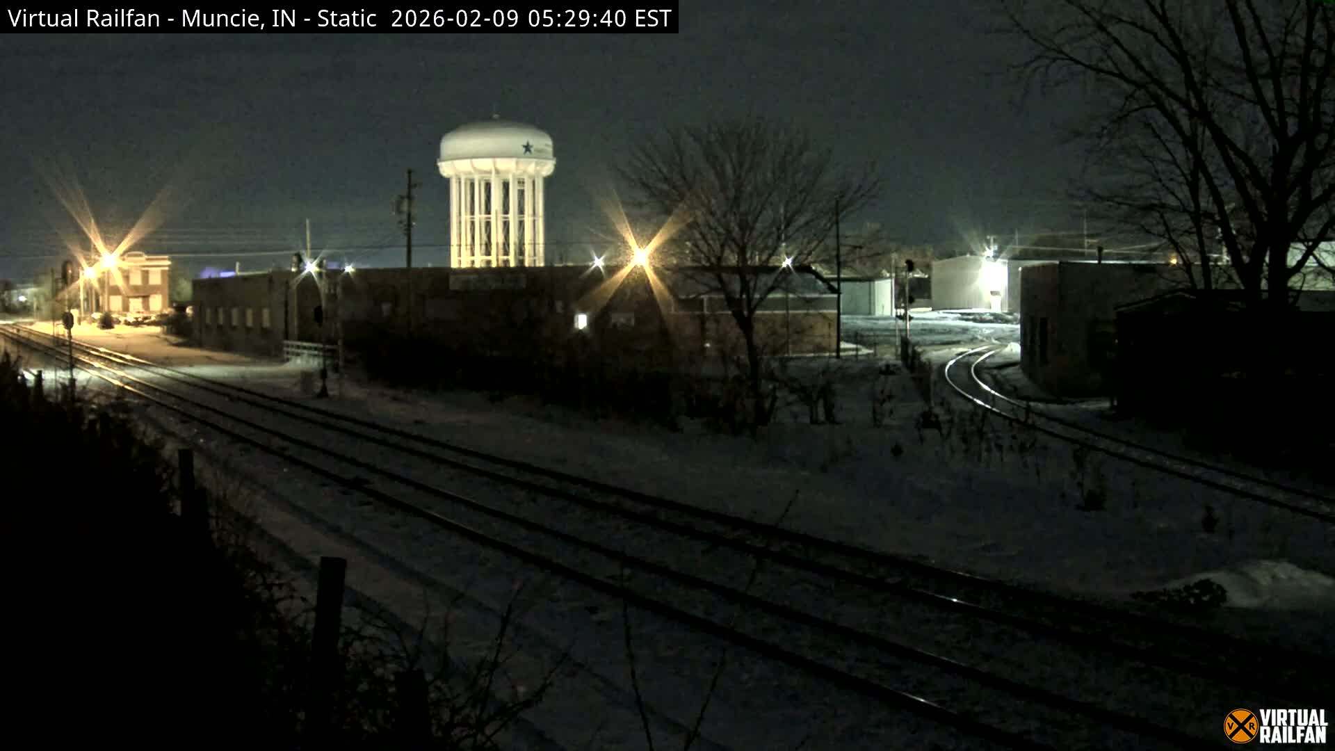 Muncie Railroad Crossing & Industry Area Live Cam - Muncie, Delaware, Indiana, USA
