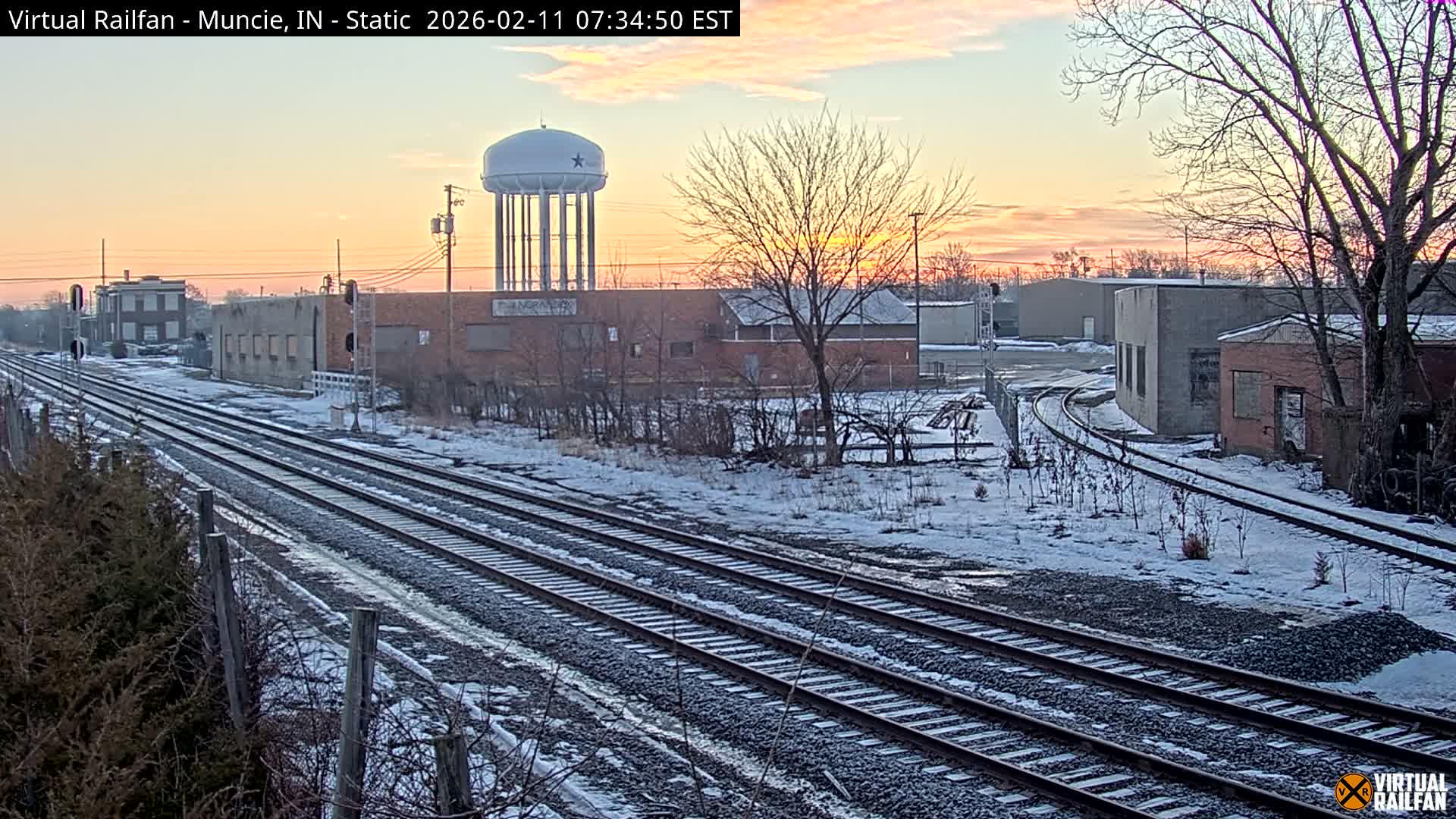Muncie Railroad Crossing & Industry Area Live Cam - Muncie, Delaware, Indiana, USA