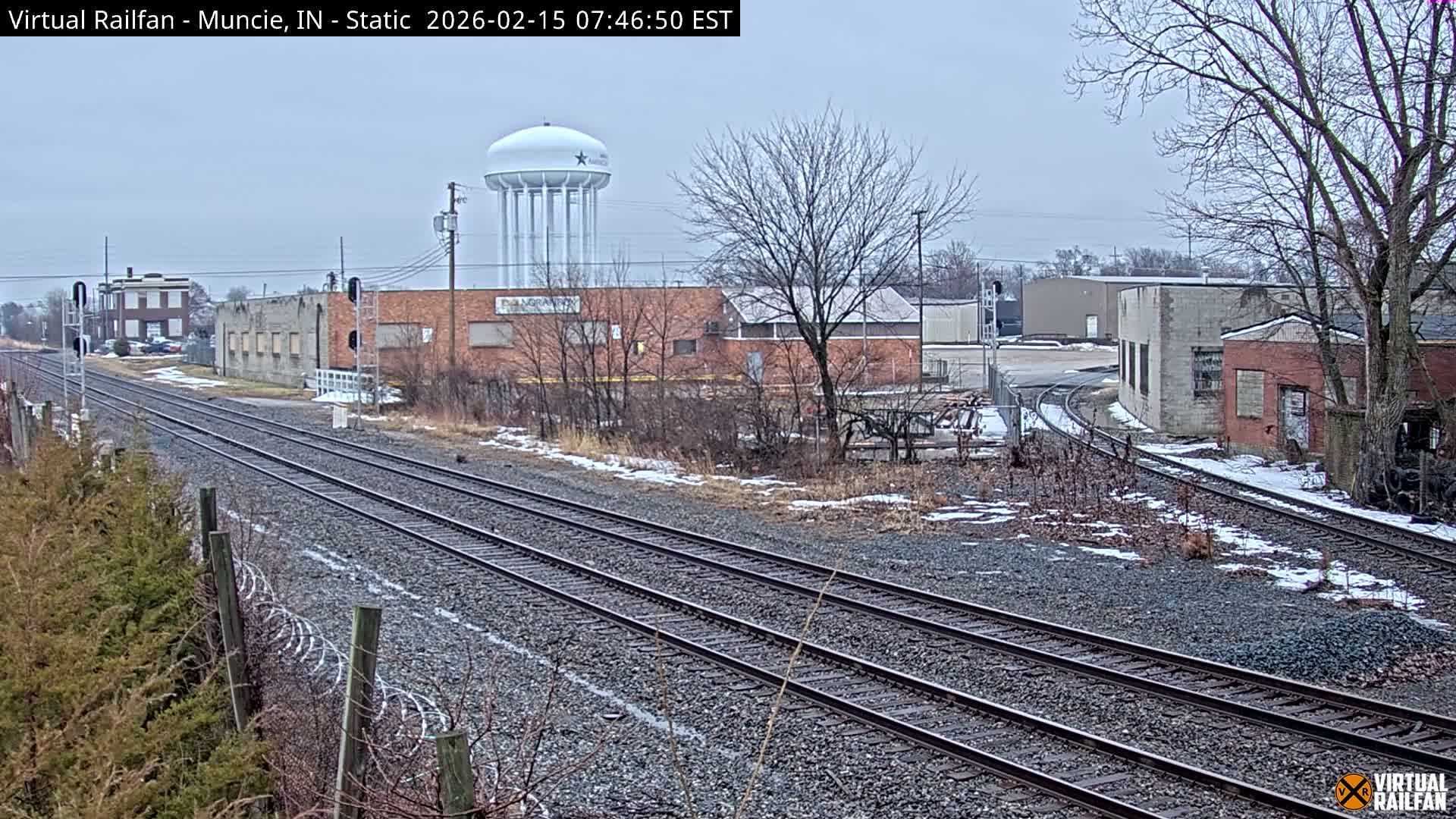 Muncie Railroad Crossing & Industry Area Live Cam - Muncie, Delaware, Indiana, USA
