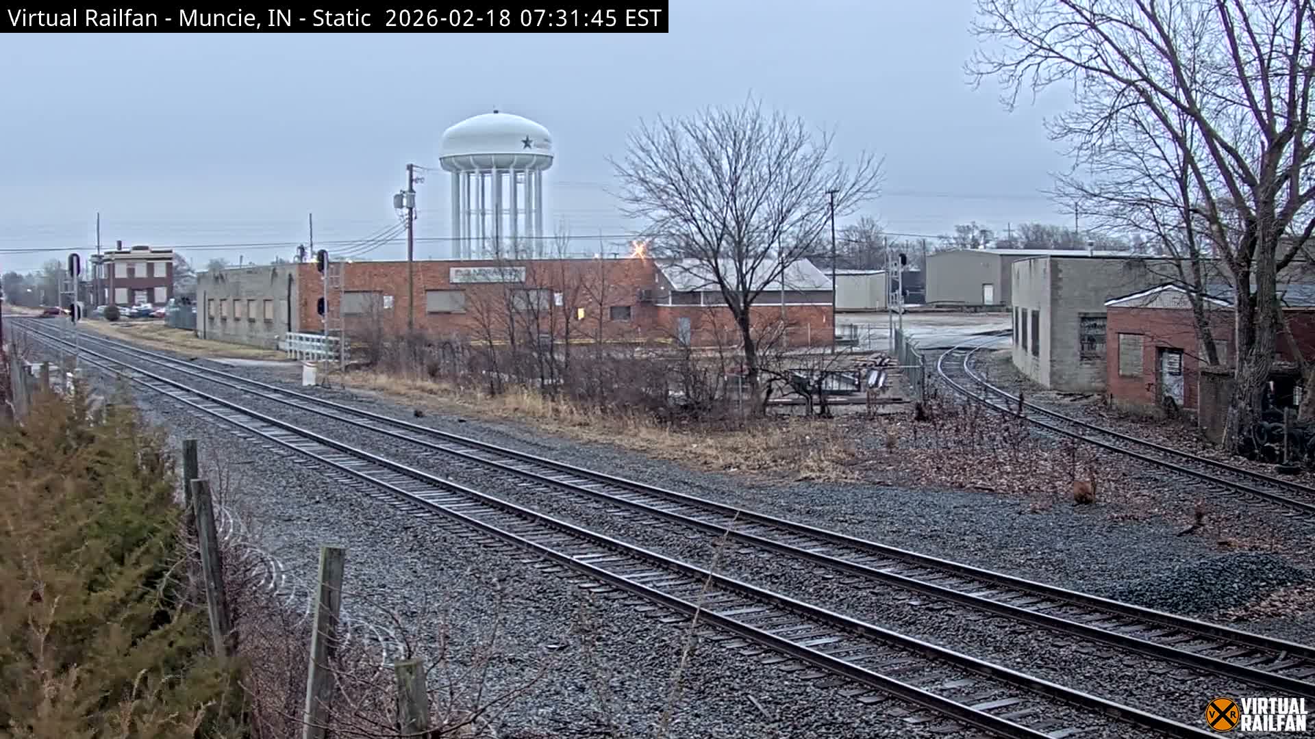 Muncie Railroad Crossing & Industry Area Live Cam - Muncie, Delaware, Indiana, USA