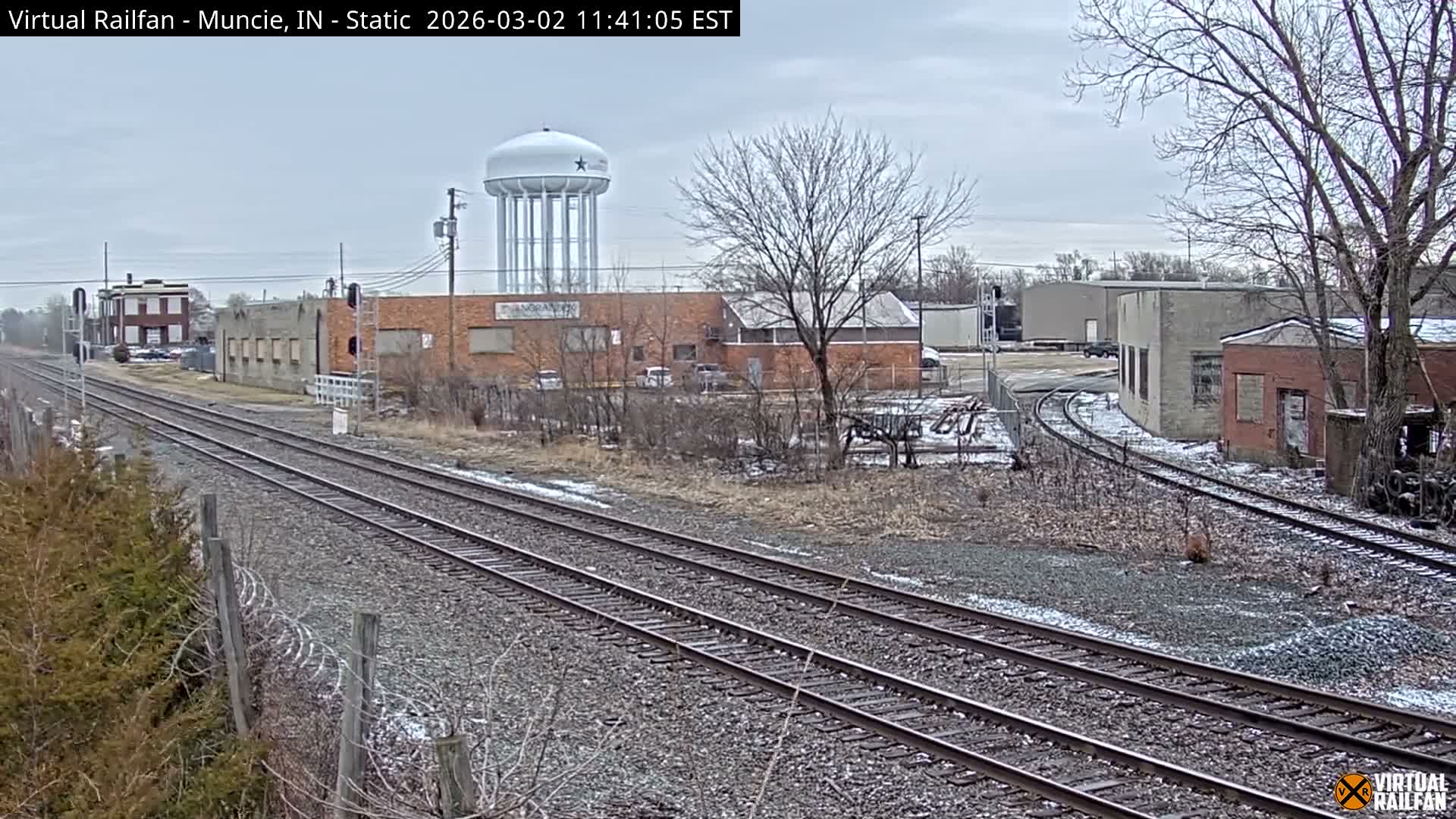 Muncie Railroad Crossing & Industry Area Live Cam - Muncie, Delaware, Indiana, USA