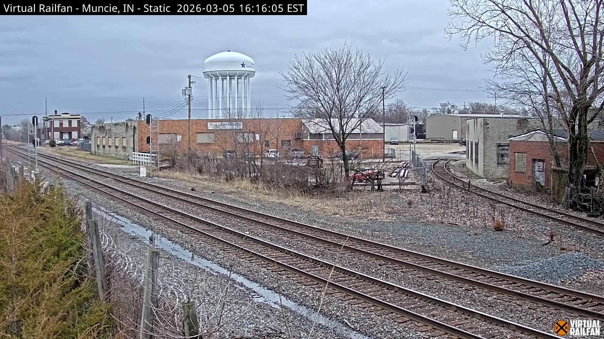 Muncie Railroad Crossing & Industry Area Live Cam - Muncie, Delaware, Indiana, USA