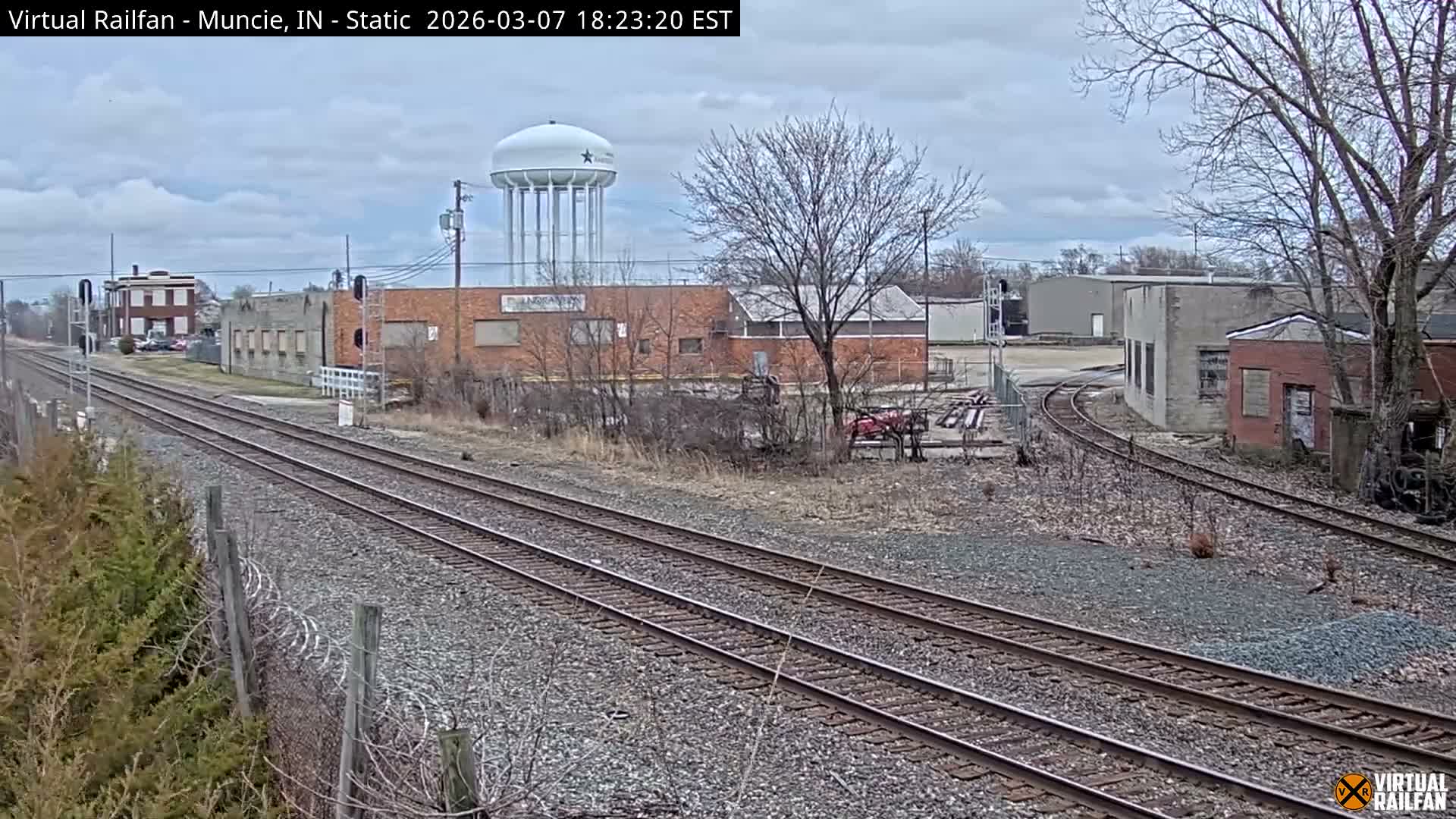 Muncie Railroad Crossing & Industry Area Live Cam - Muncie, Delaware, Indiana, USA