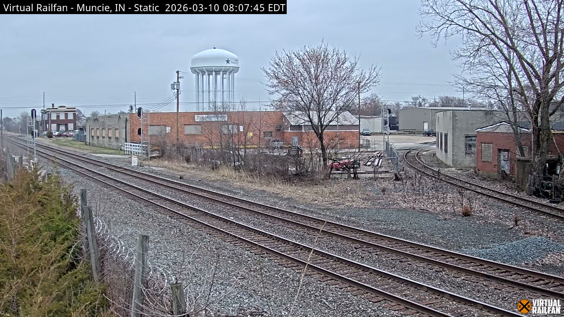 Muncie Railroad Crossing & Industry Area Live Cam - Muncie, Delaware, Indiana, USA