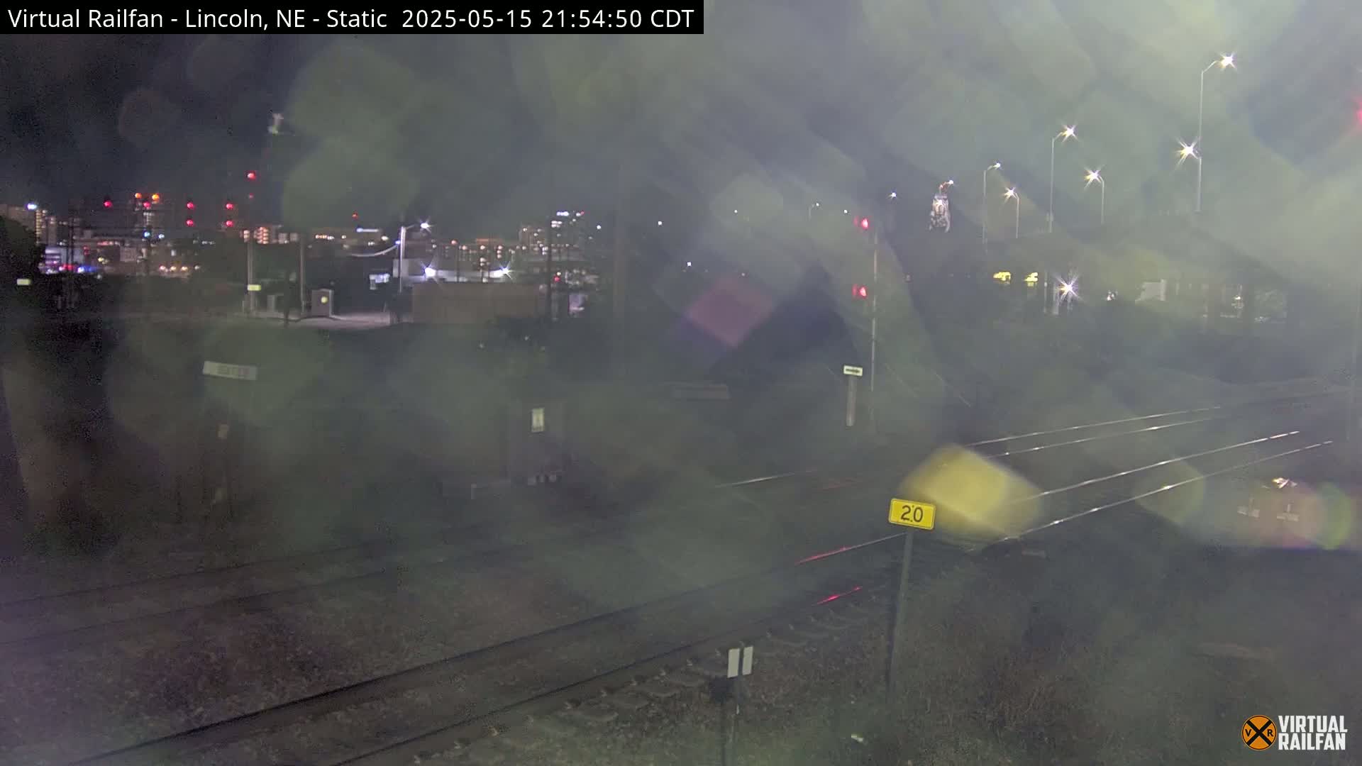 Lincoln Railroad Junction Live Cam - Lincoln, Lancaster,Nebraska, USA 
