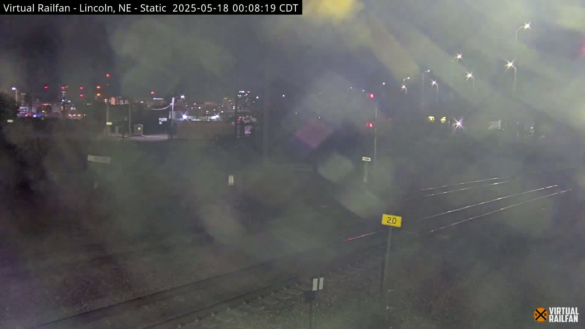 Lincoln Railroad Junction Live Cam - Lincoln, Lancaster,Nebraska, USA 