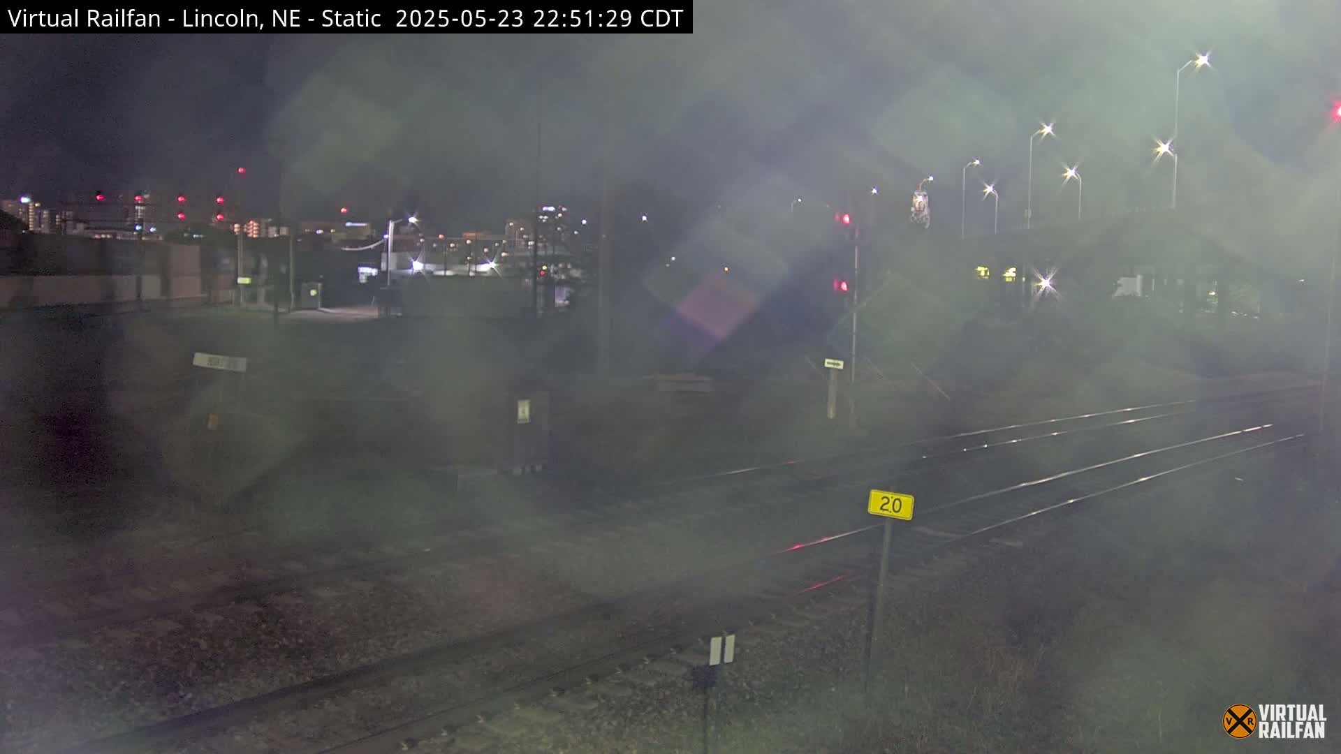 Lincoln Railroad Junction Live Cam - Lincoln, Lancaster,Nebraska, USA 