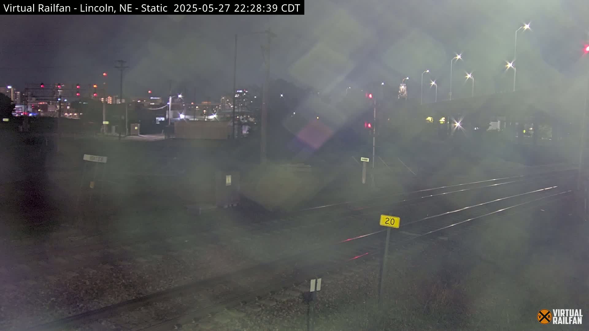 Lincoln Railroad Junction Live Cam - Lincoln, Lancaster,Nebraska, USA 