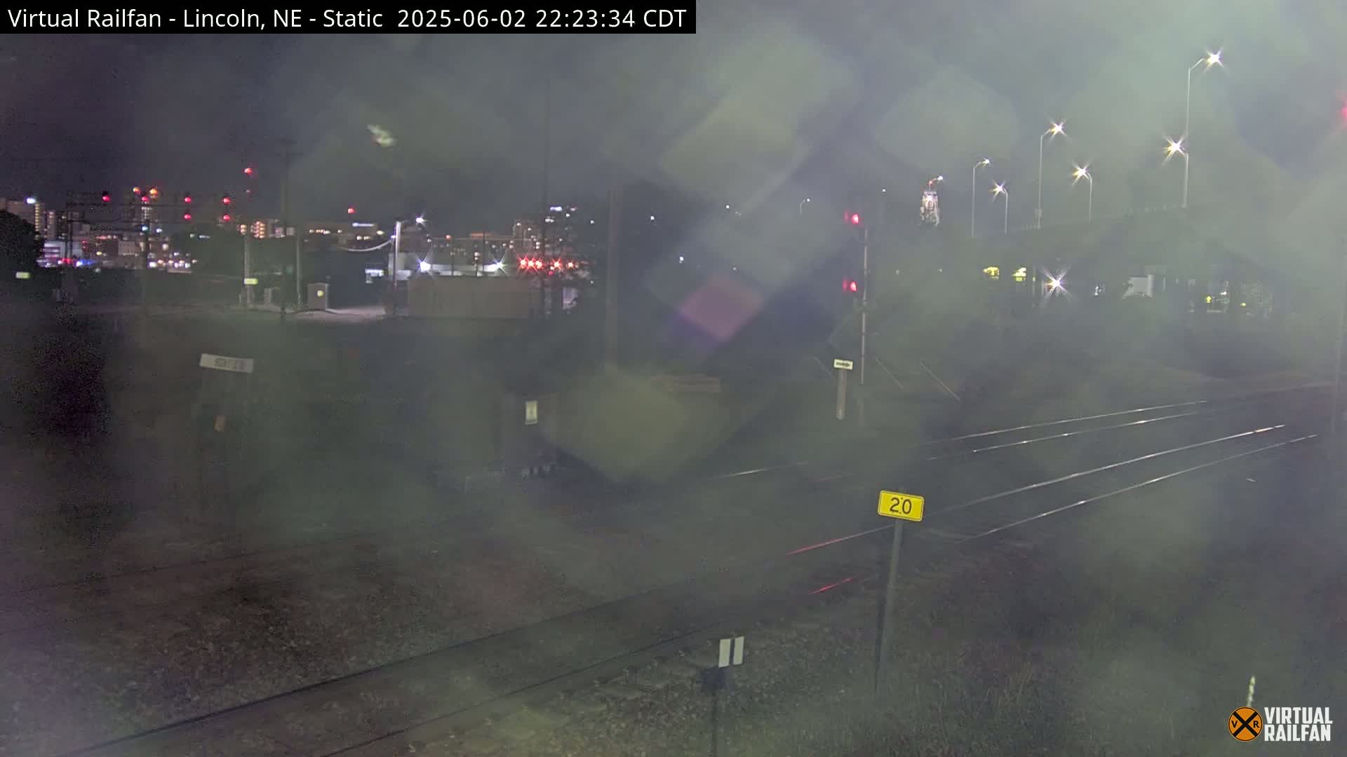 Lincoln Railroad Junction Live Cam - Lincoln, Lancaster,Nebraska, USA 