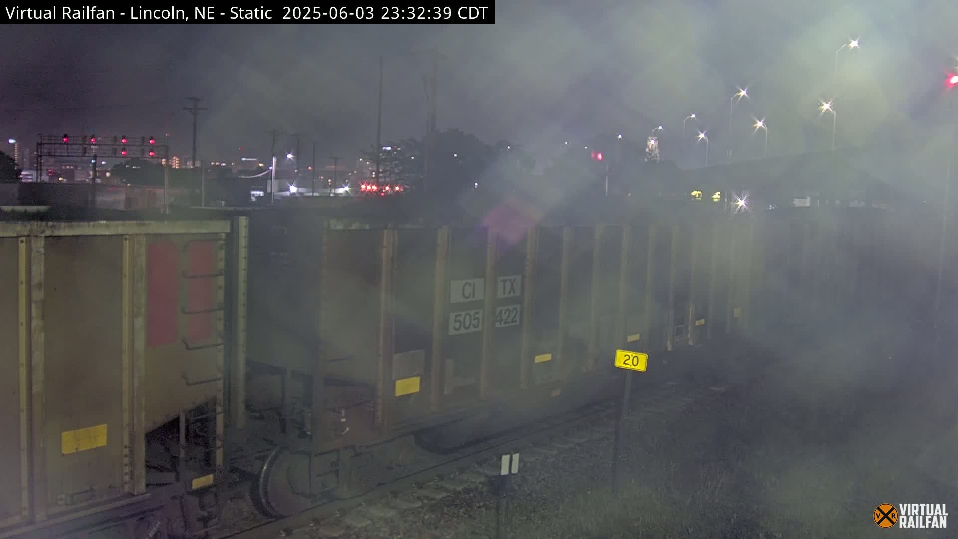 Lincoln Railroad Junction Live Cam - Lincoln, Lancaster,Nebraska, USA 