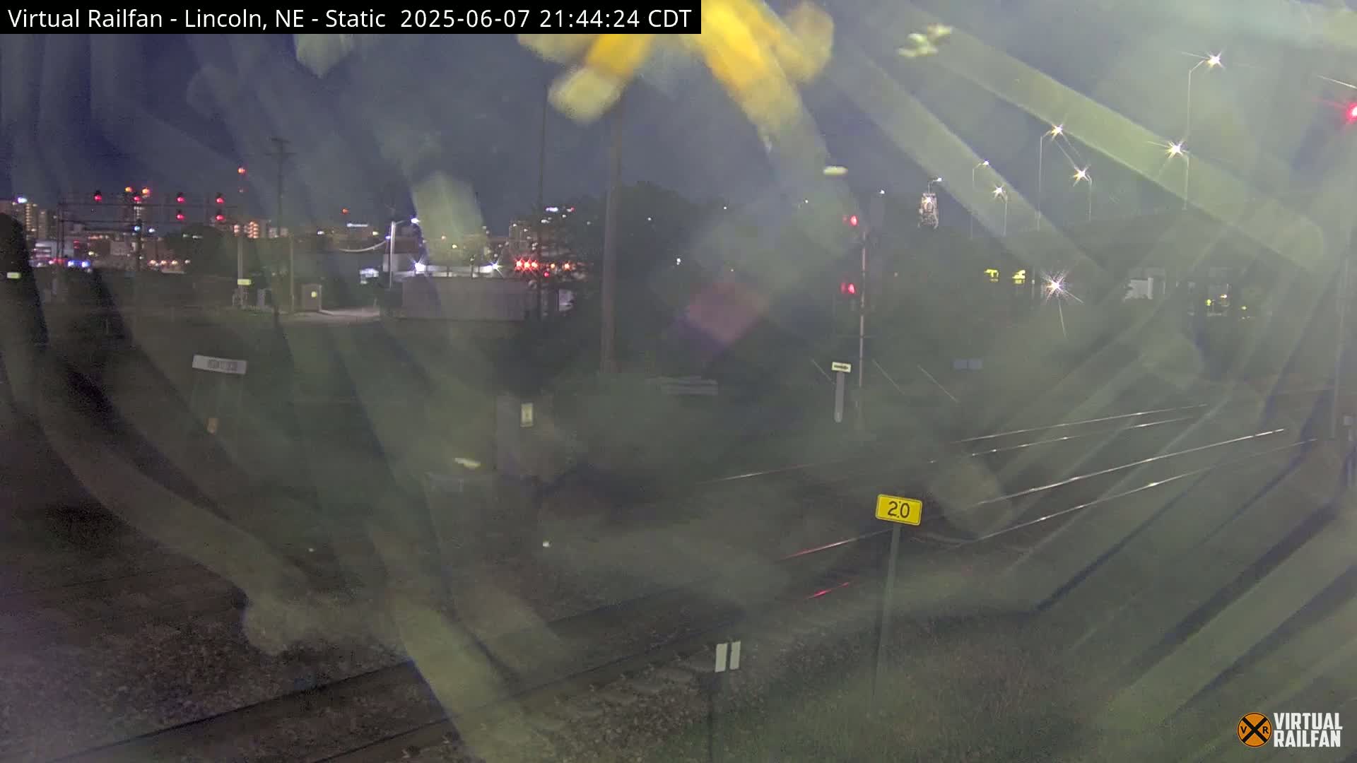 Lincoln Railroad Junction Live Cam - Lincoln, Lancaster,Nebraska, USA 