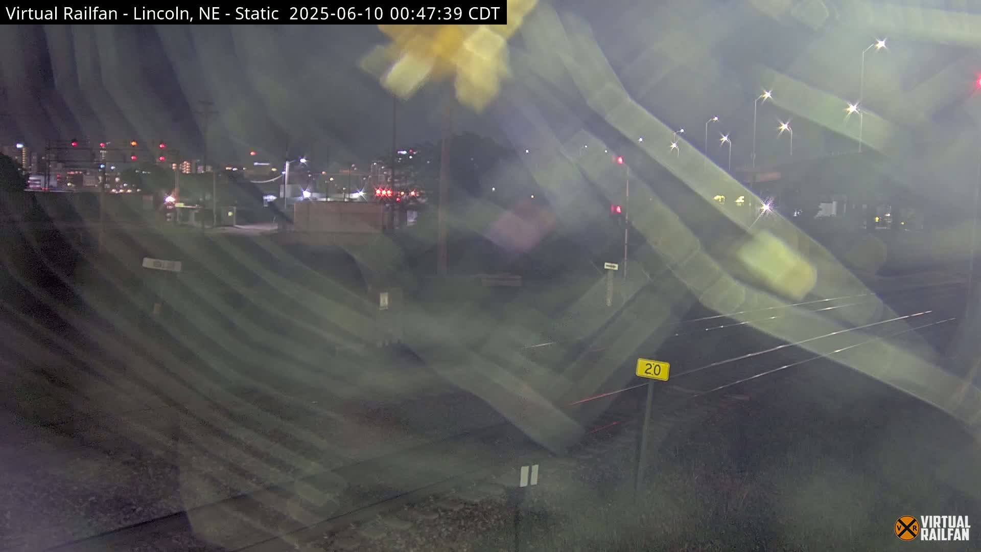 Lincoln Railroad Junction Live Cam - Lincoln, Lancaster,Nebraska, USA 